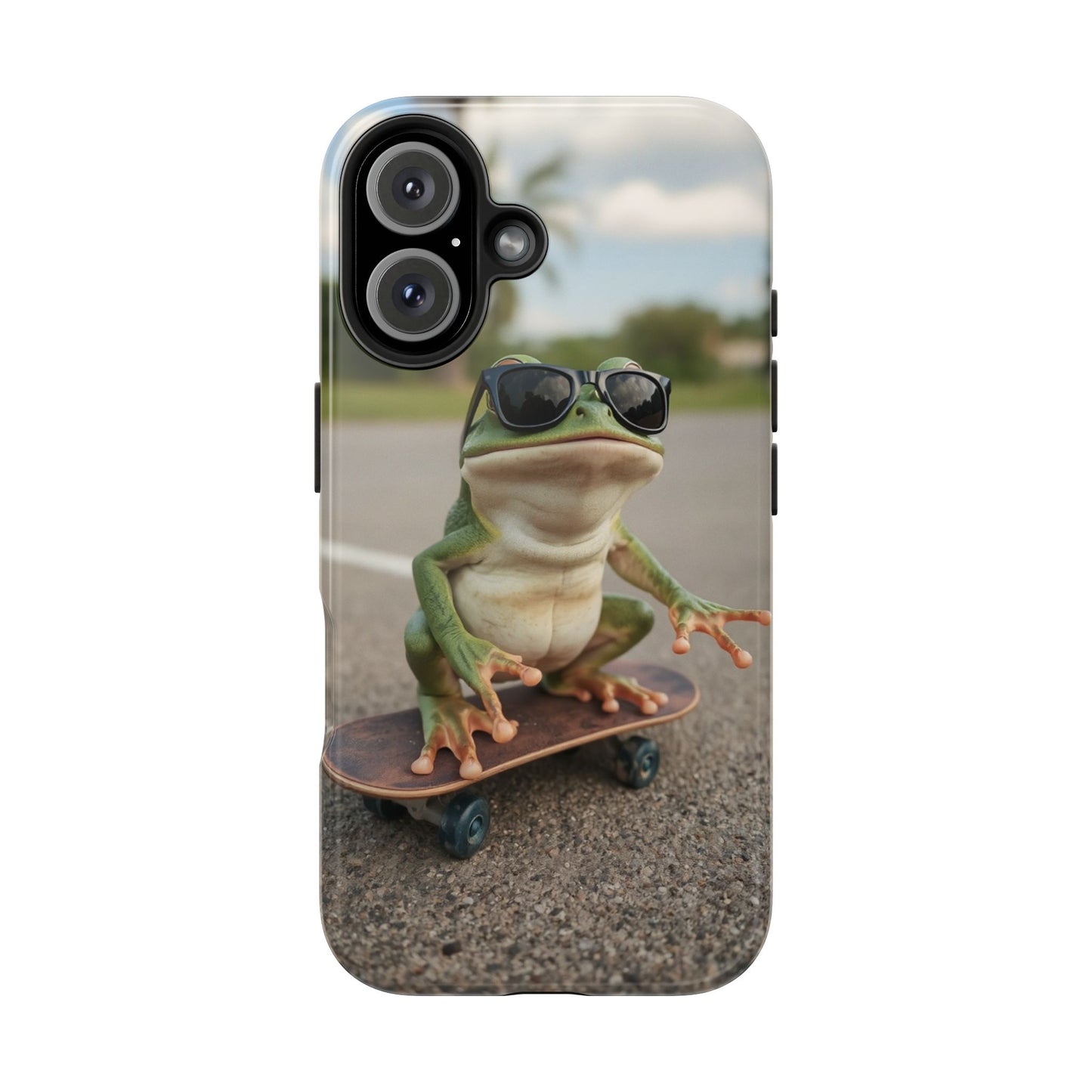 Cool Frog Skateboard Phone Case - Tough and Stylish Protection