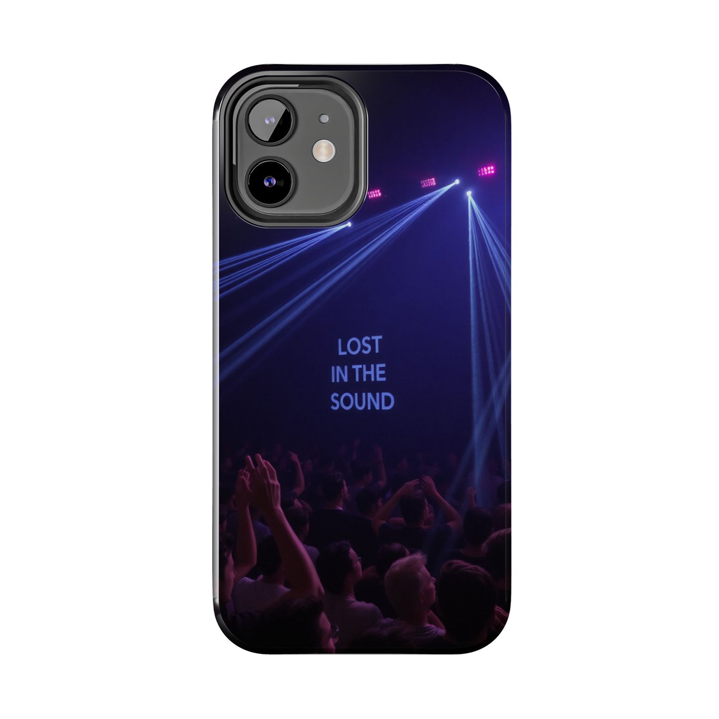 Vibrant Tough Phone Case - 'Lost in the Sound' Design for Music Lovers