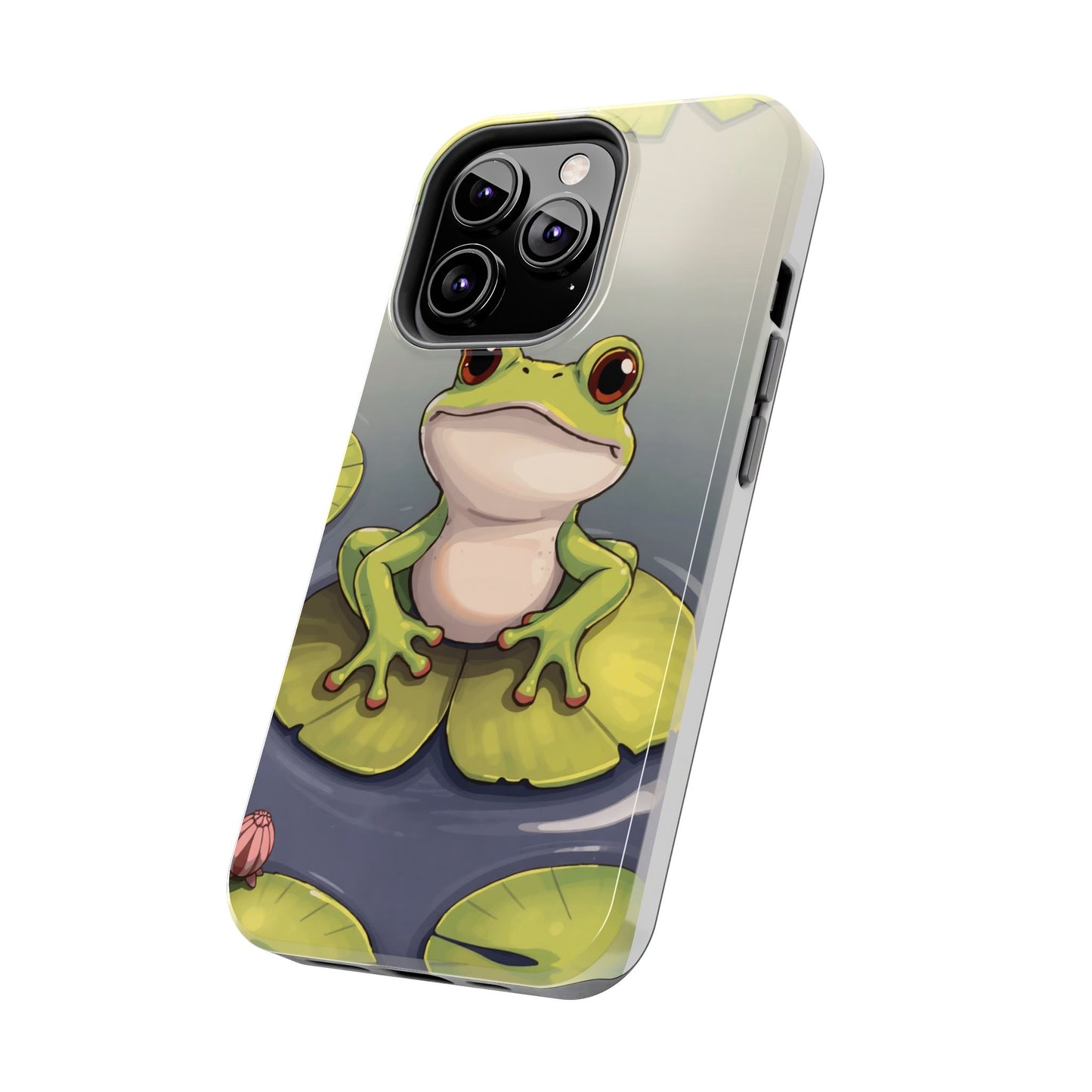 Cute Frog Tough Phone Case - Durable Protection with Nature Vibe