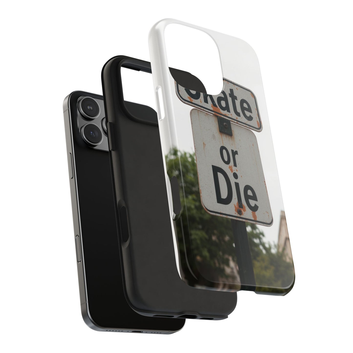 Skate or Die Tough Phone Case - Durable Protection for Skaters