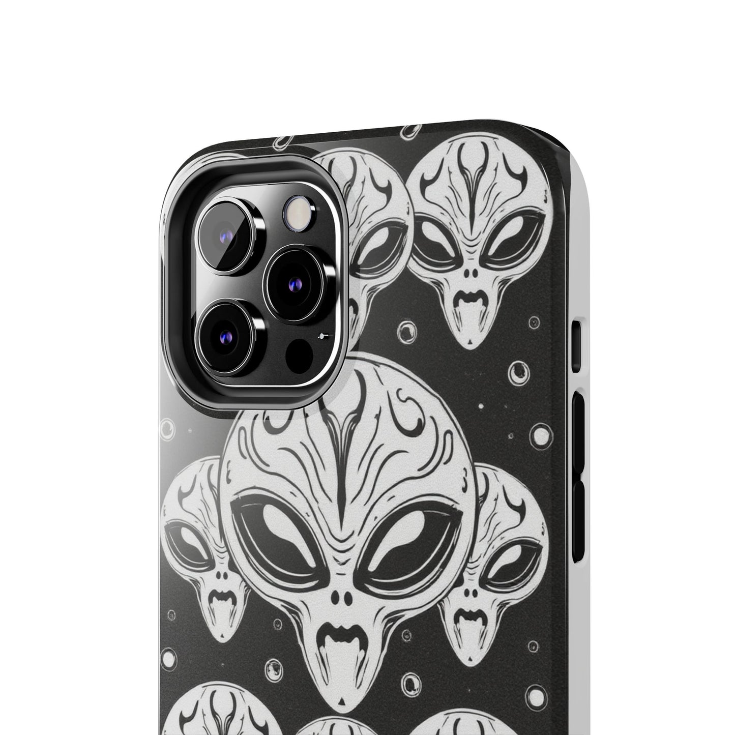 Alien Pattern Tough Phone Case - Durable Protection with Out-of-This-World Design