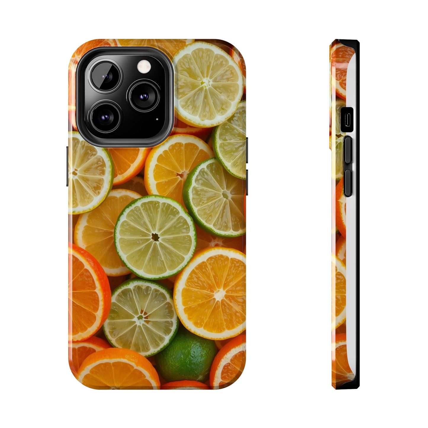 Citrus Slice Tough Phone Case – Vibrant Fruit Design for Summer Fun