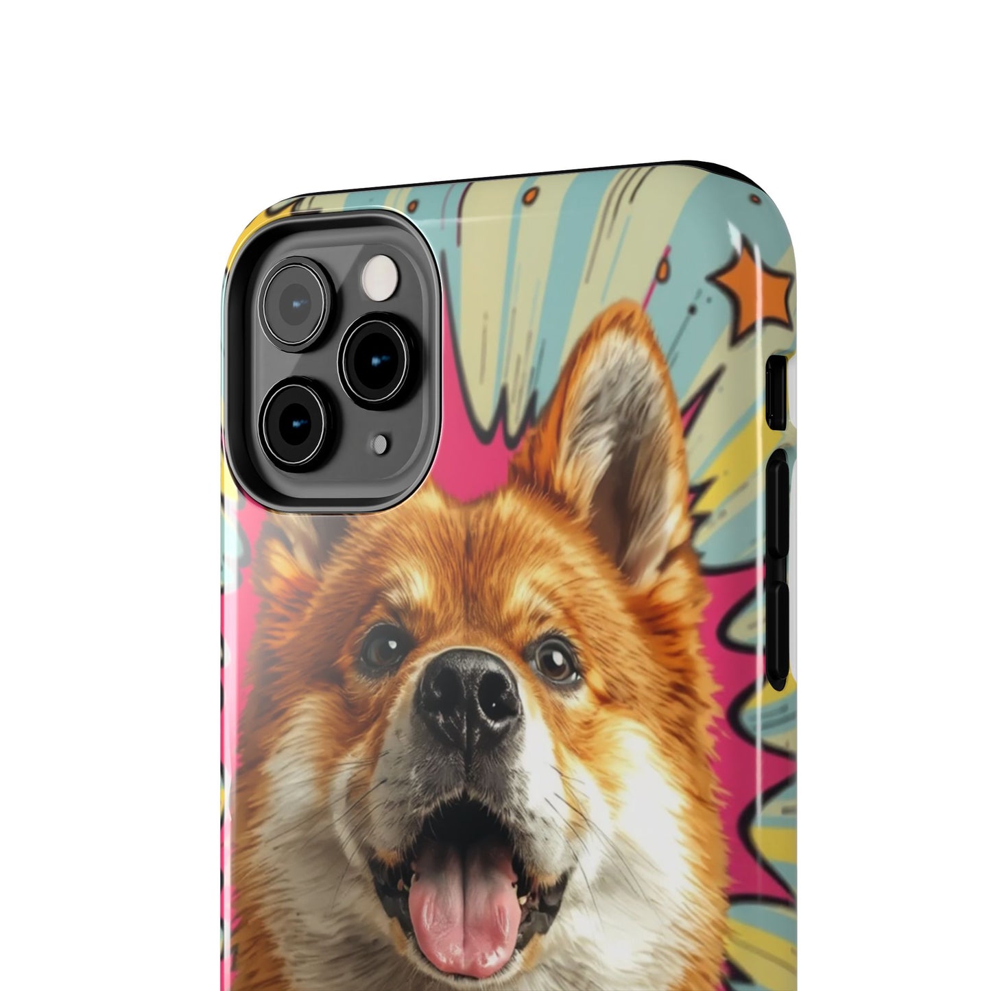 Playful Dog Tough Phone Case - Durable & Stylish Pet Lover Gift