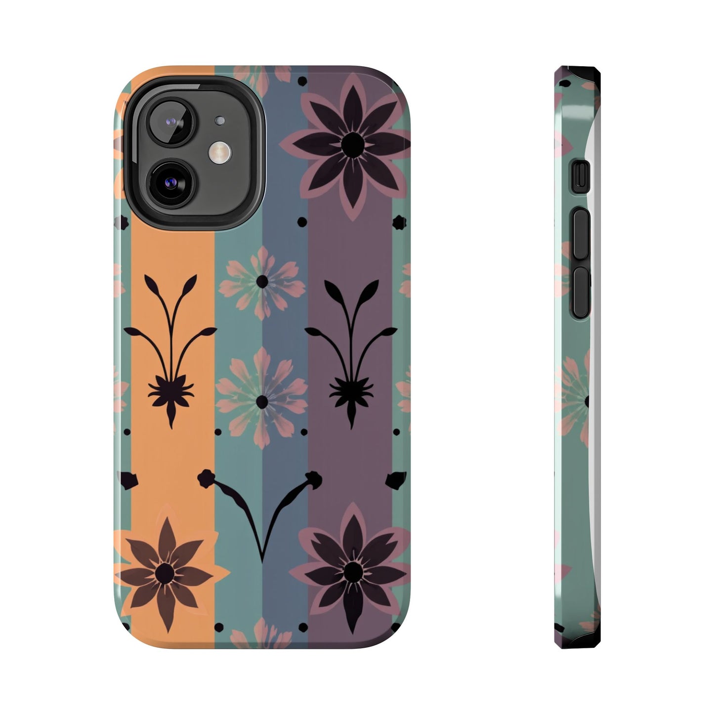 Boho Floral Tough Phone Cases - Durable & Stylish Protection - for iPhone