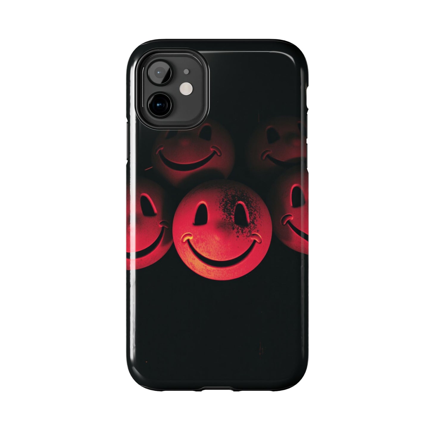 Smiley Face Tough Phone Case - Durable Protection with Fun Design