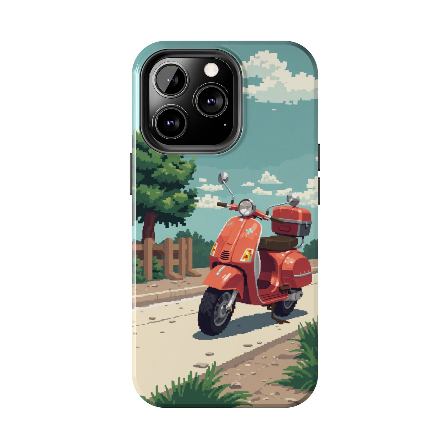 Retro Scooter Phone Case - Tough & Stylish Protection