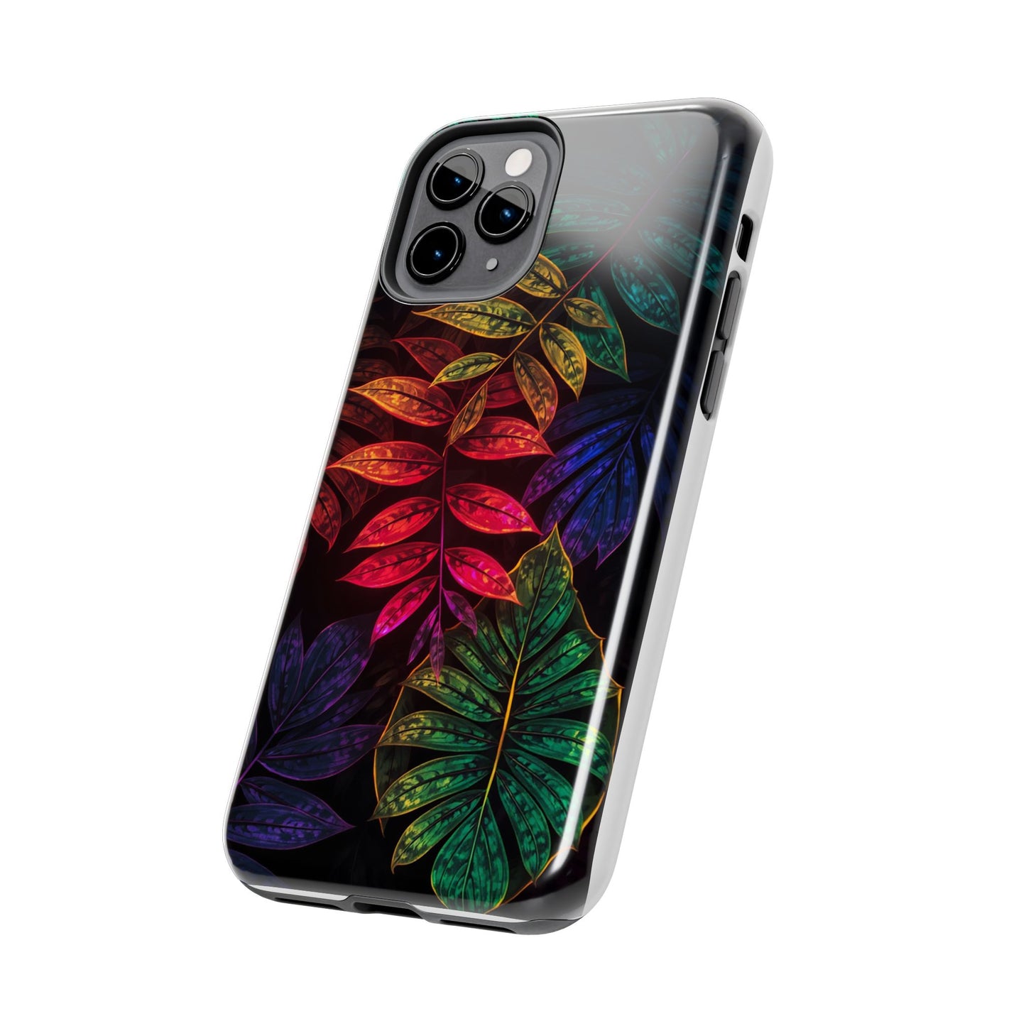 Vibrant Tropical Leaf Tough Phone Case