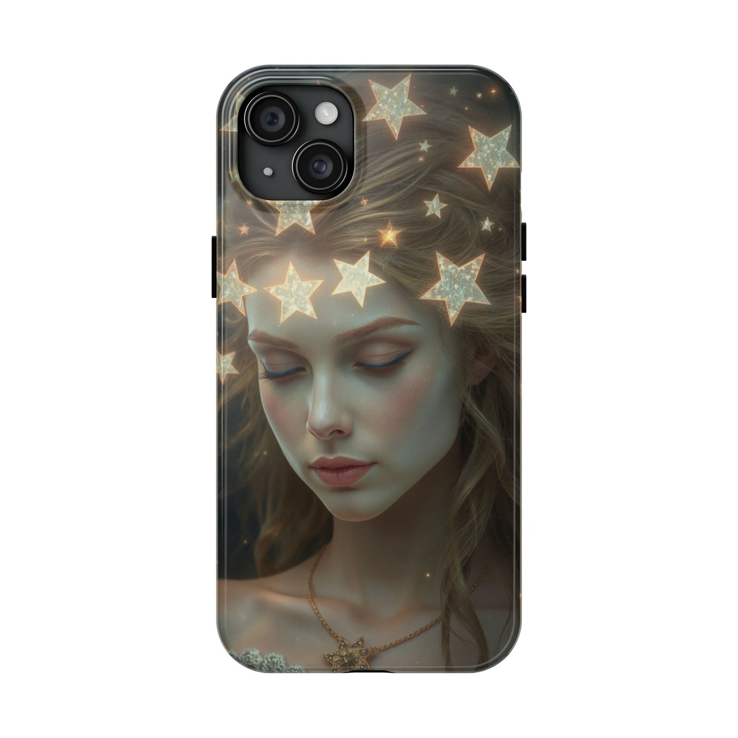 Celestial Dream Tough Phone Case - Artistic Starry Design for Style Enthusiasts