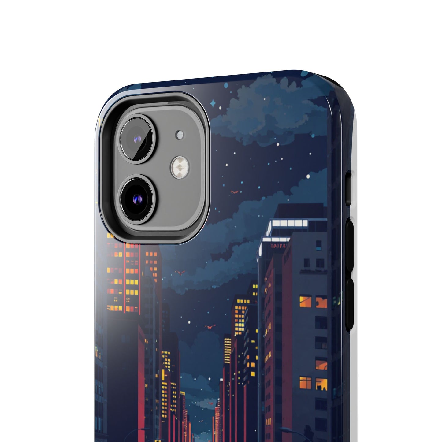 Urban Nightlife Tough Phone Case - Durable & Stylish Protection