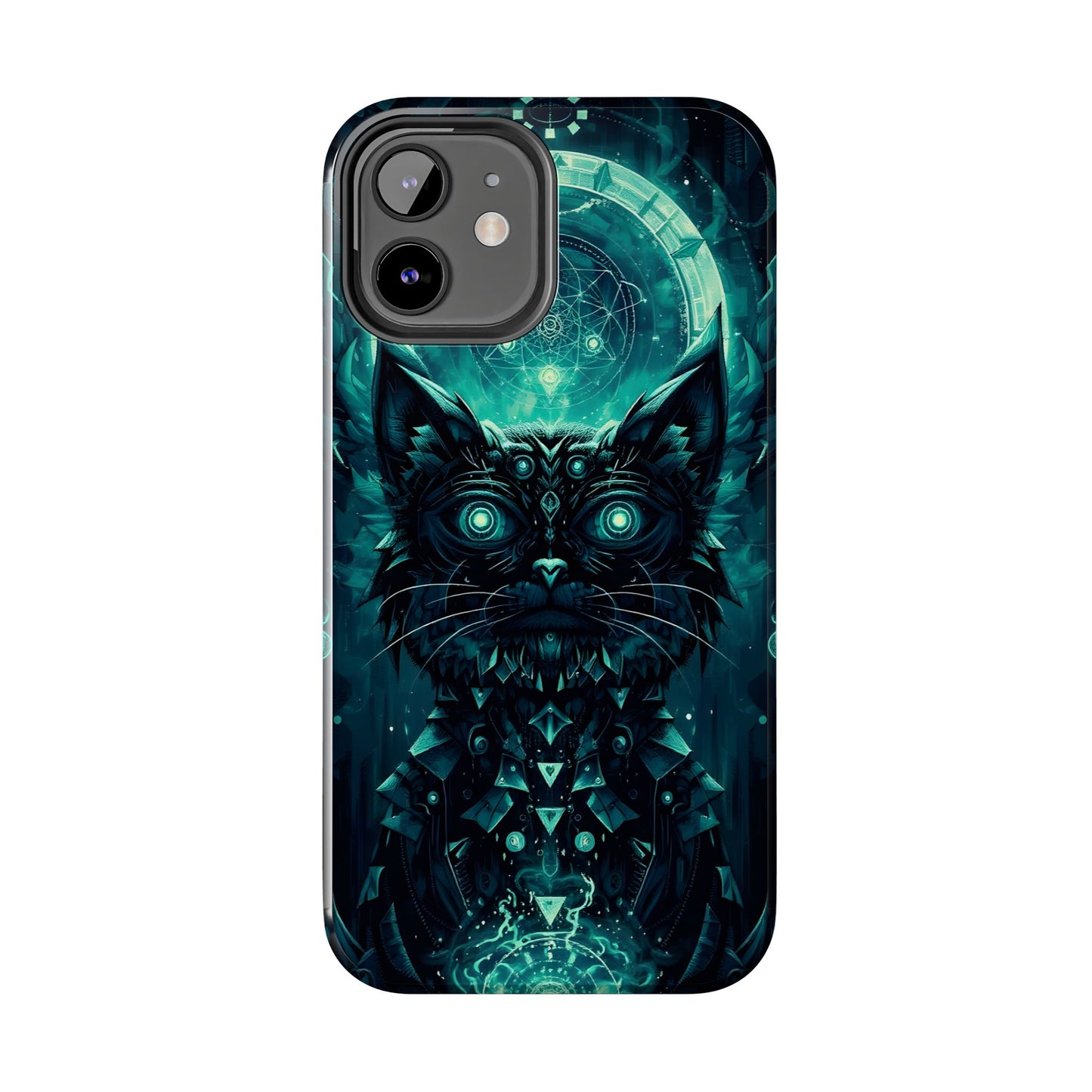 Mystical Dark Cat Phone Case - Tough Protective Cover for Cat Lovers - for iPhone