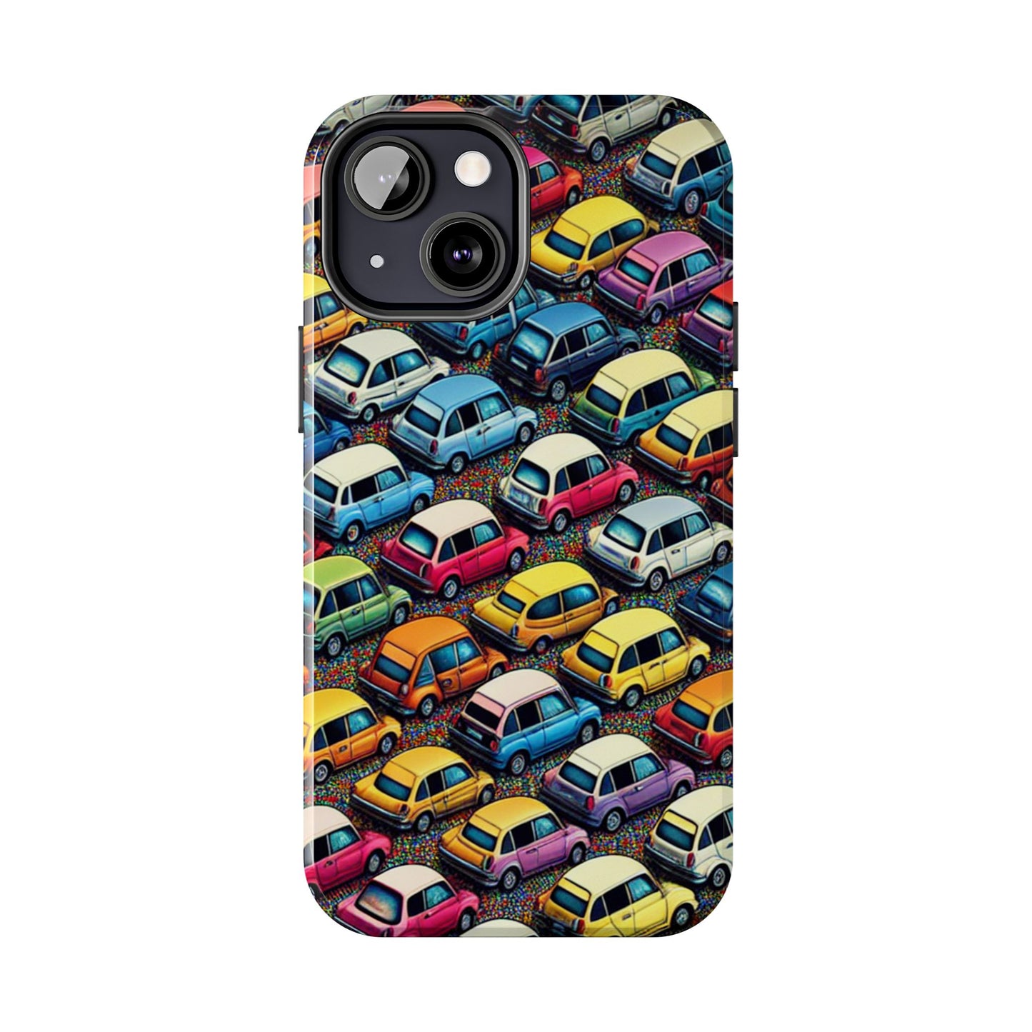 Car Phone Case - City Traffic Pattern Design - for iPhone
