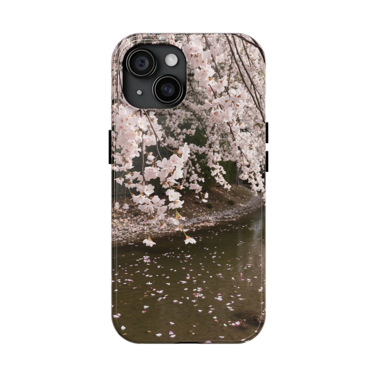 Cherry Blossom Tough Phone Cases - Durable Protection with Floral Serenity