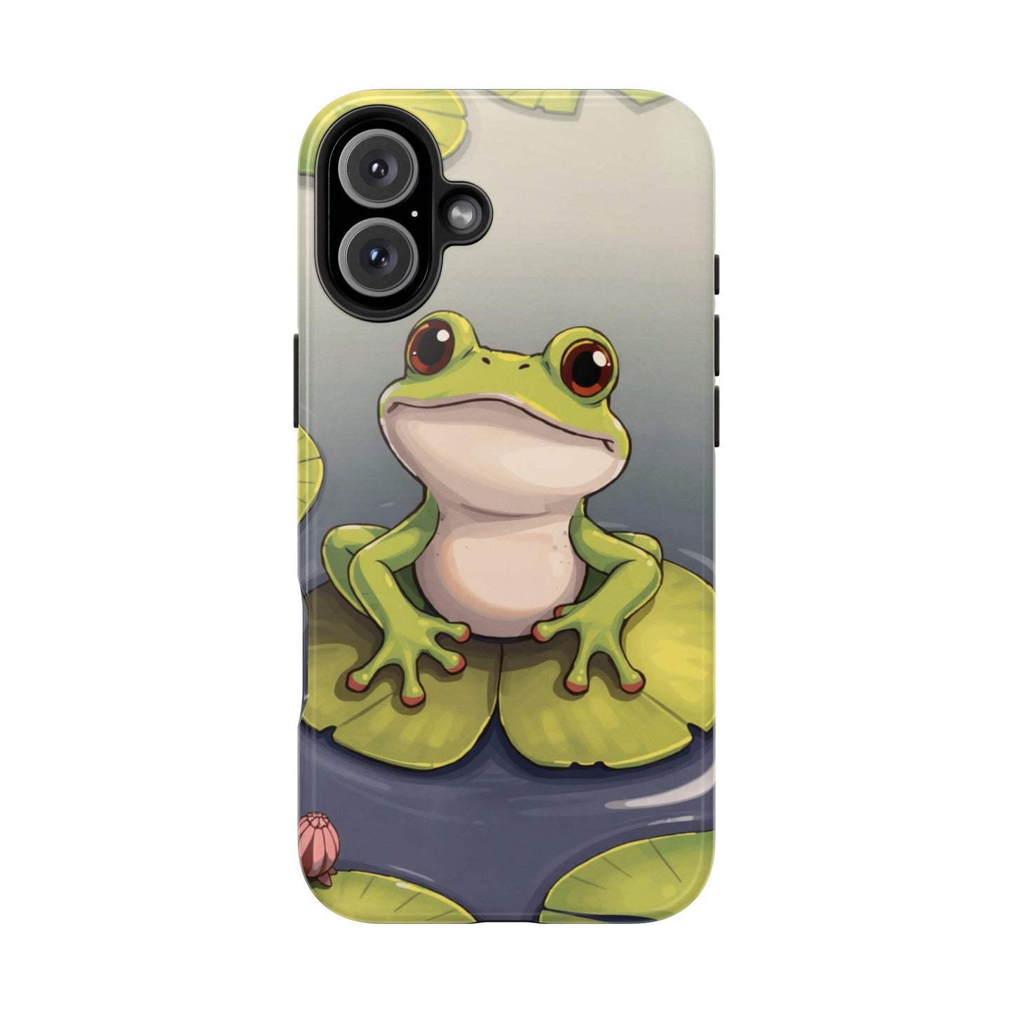 Cute Frog Tough Phone Case - Durable Protection with Nature Vibe