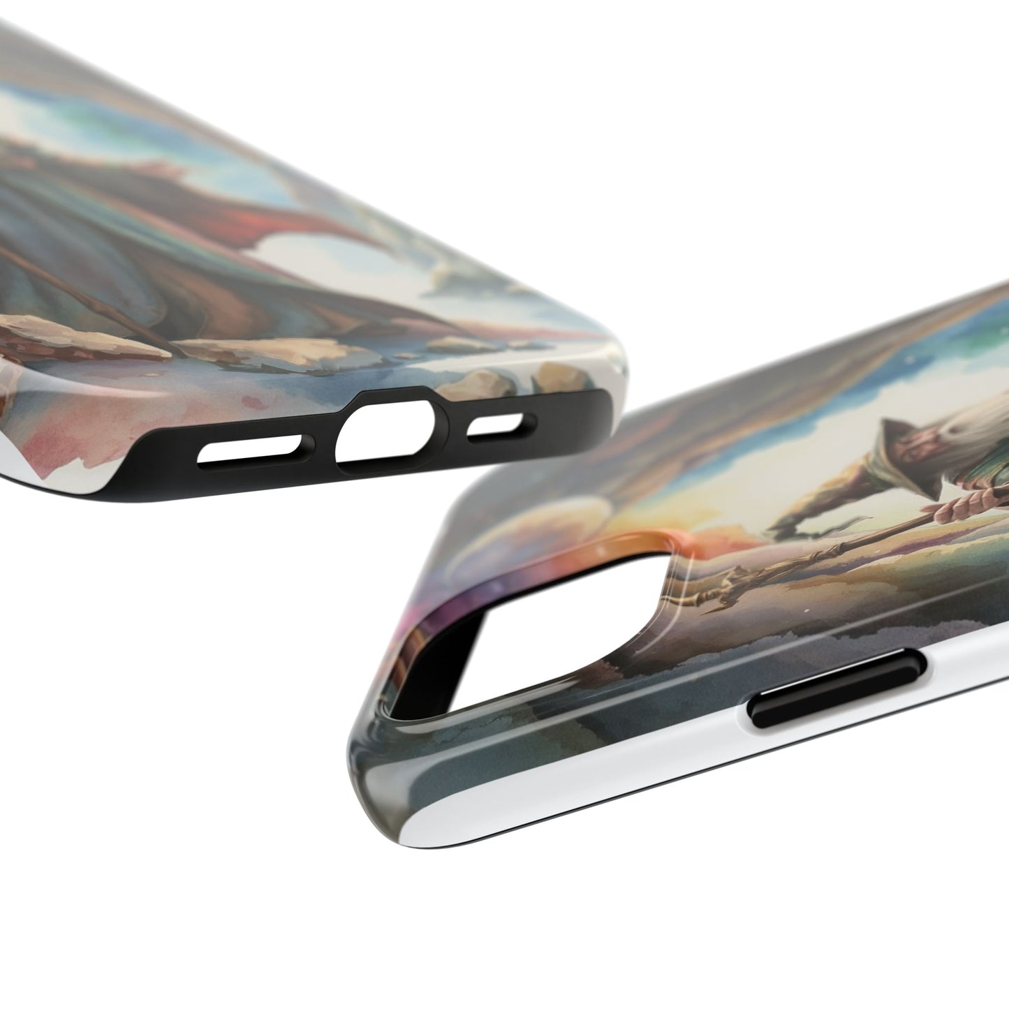 Magical Wizard Phone Case - Tough, Durable Phone Cover for Fantasy Lovers, Geek Gift, Unique Design, Celestial Phone Accessory