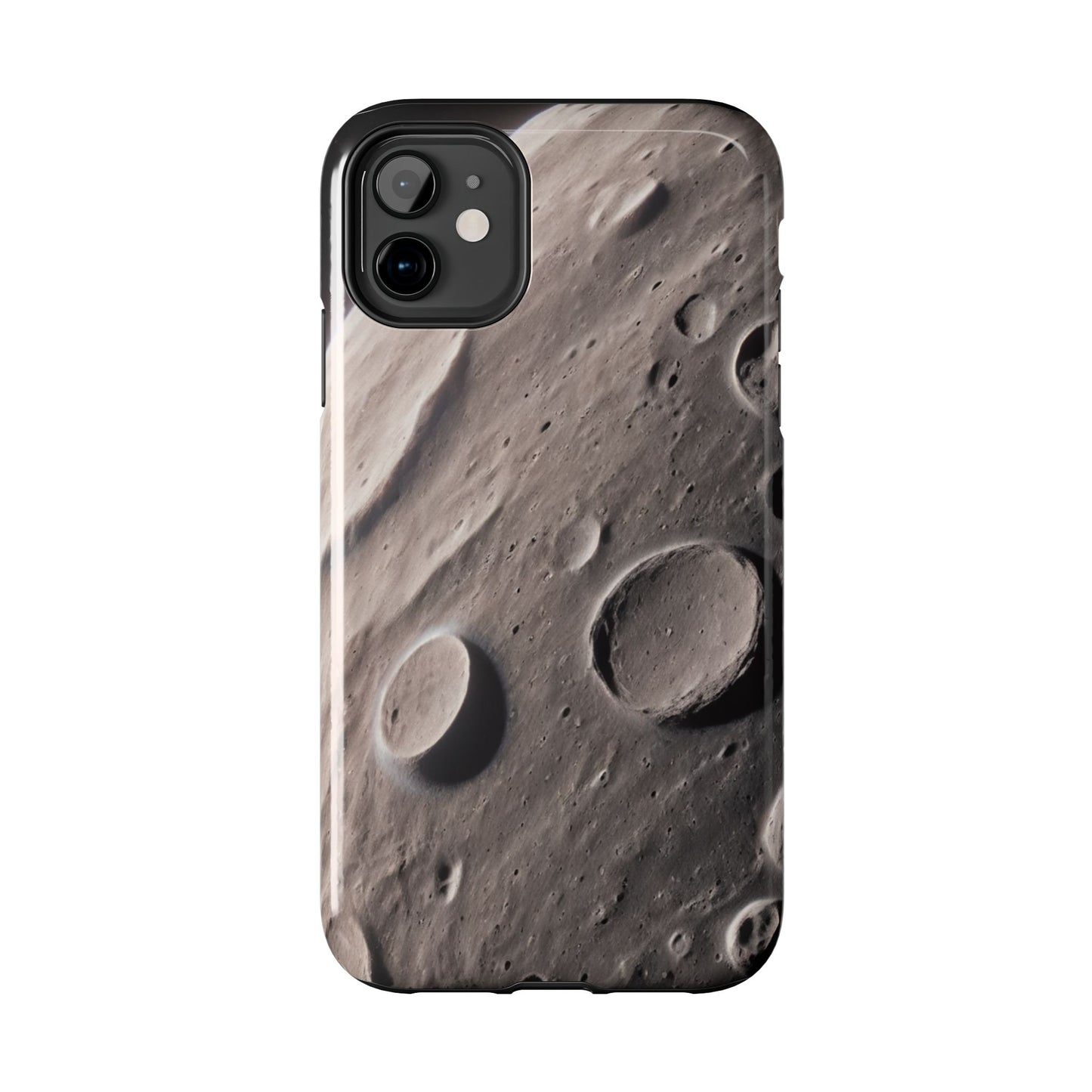 Celestial Moon Surface Tough Phone Case | Durable Space-Themed Design - for iPhone
