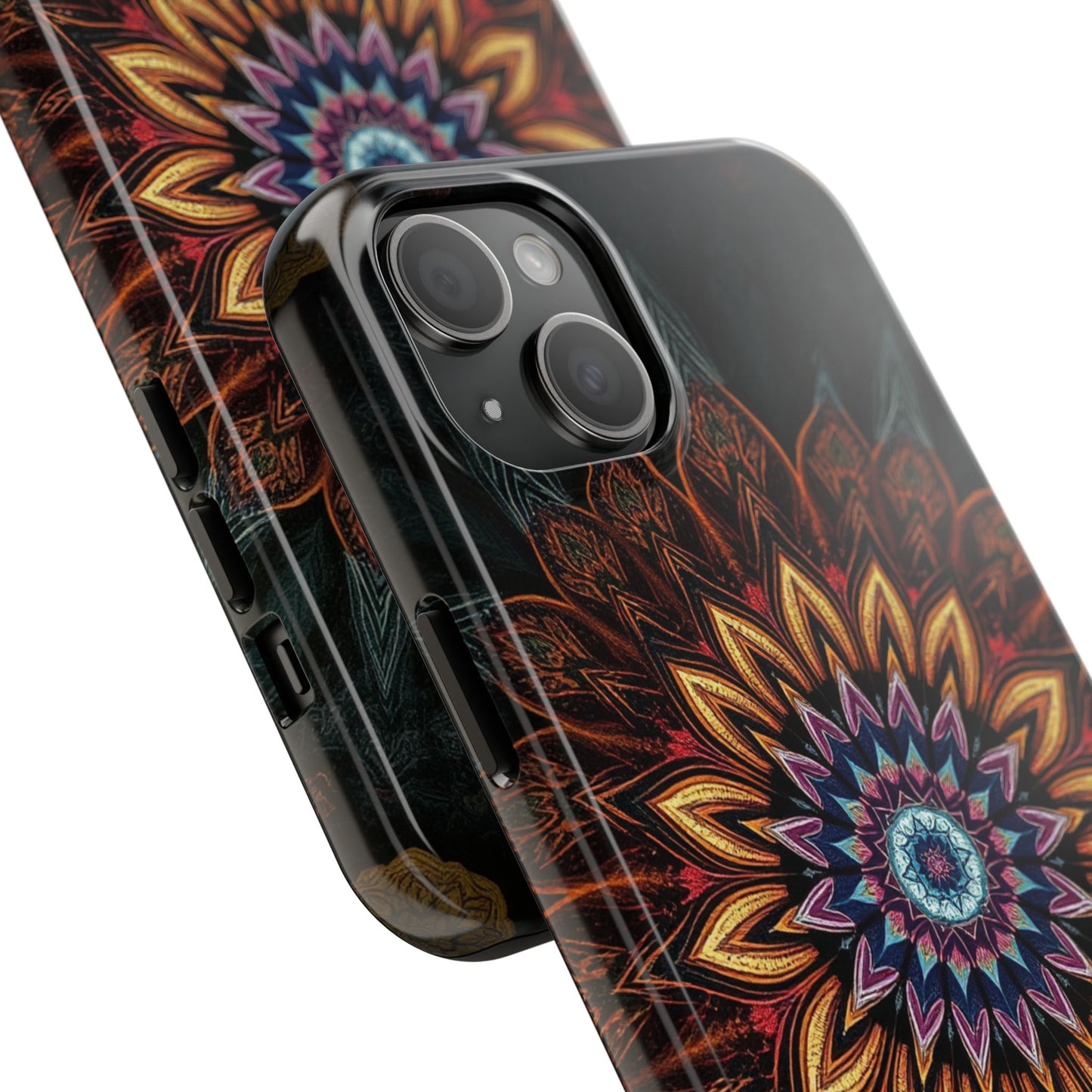 Mystic Mandala Tough Phone Case - Durable Protection with Artistic Design - for iPhone