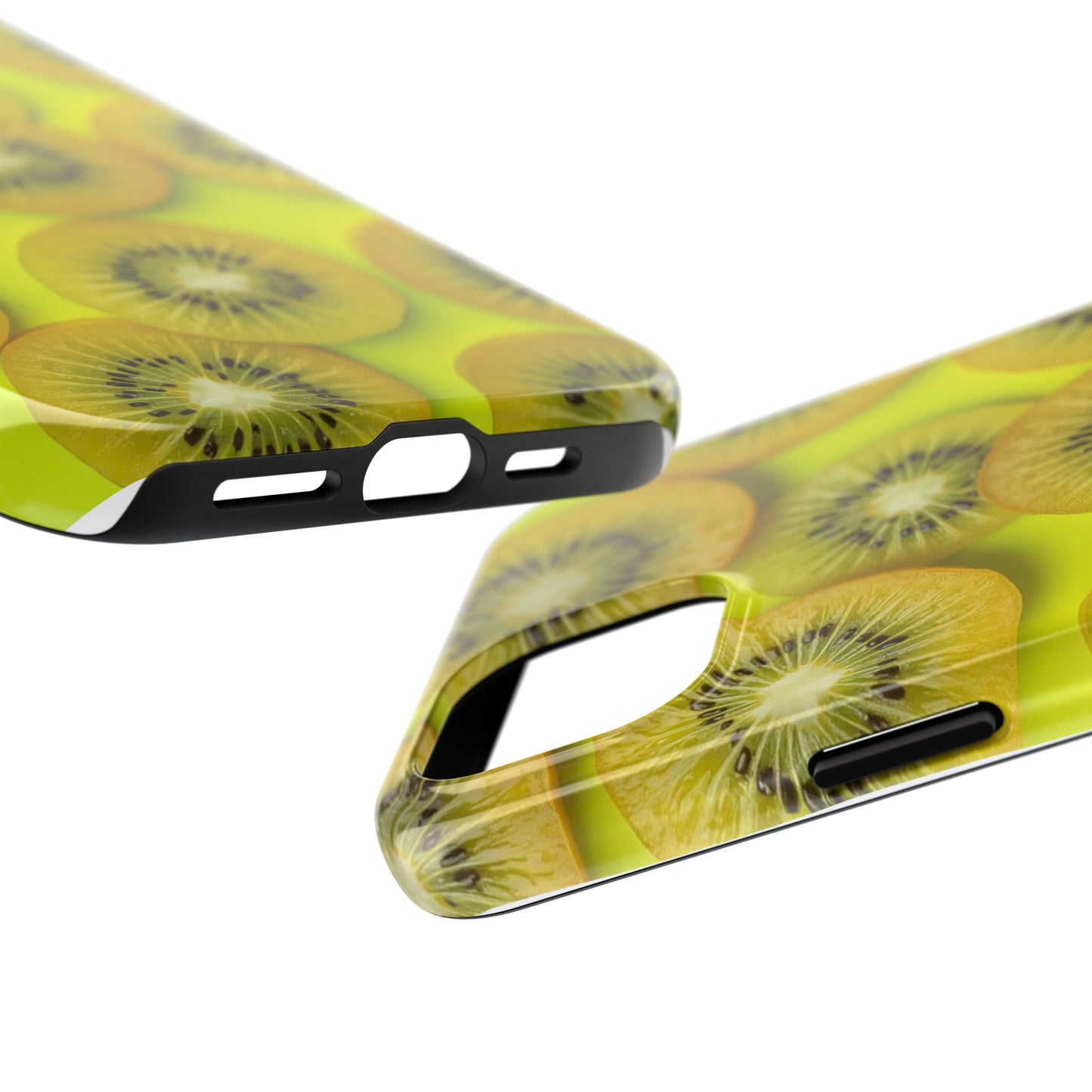 Vibrant Kiwi Tough Phone Case - Bright Yellow Design for Fruit Lovers