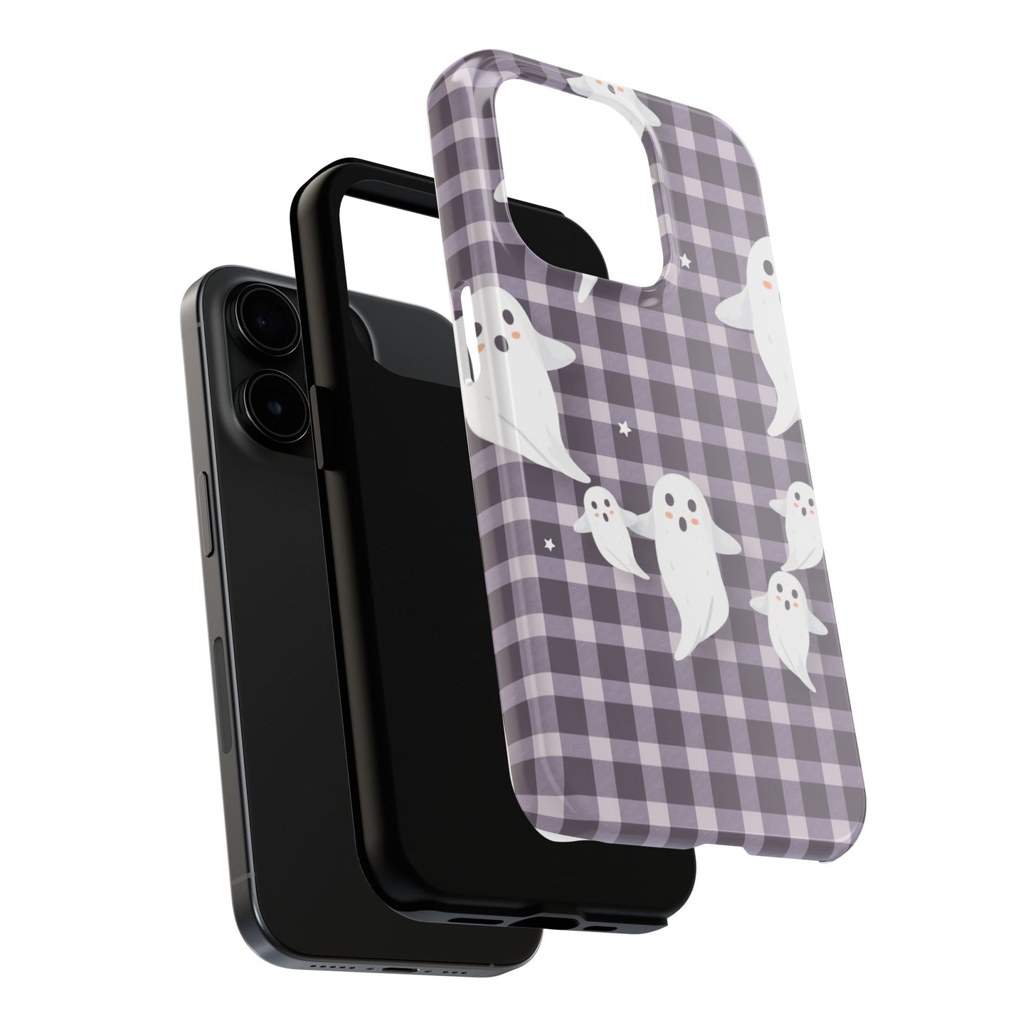 Cute Ghosts Tough Phone Case - Whimsical Halloween Design for Spooky Vibes