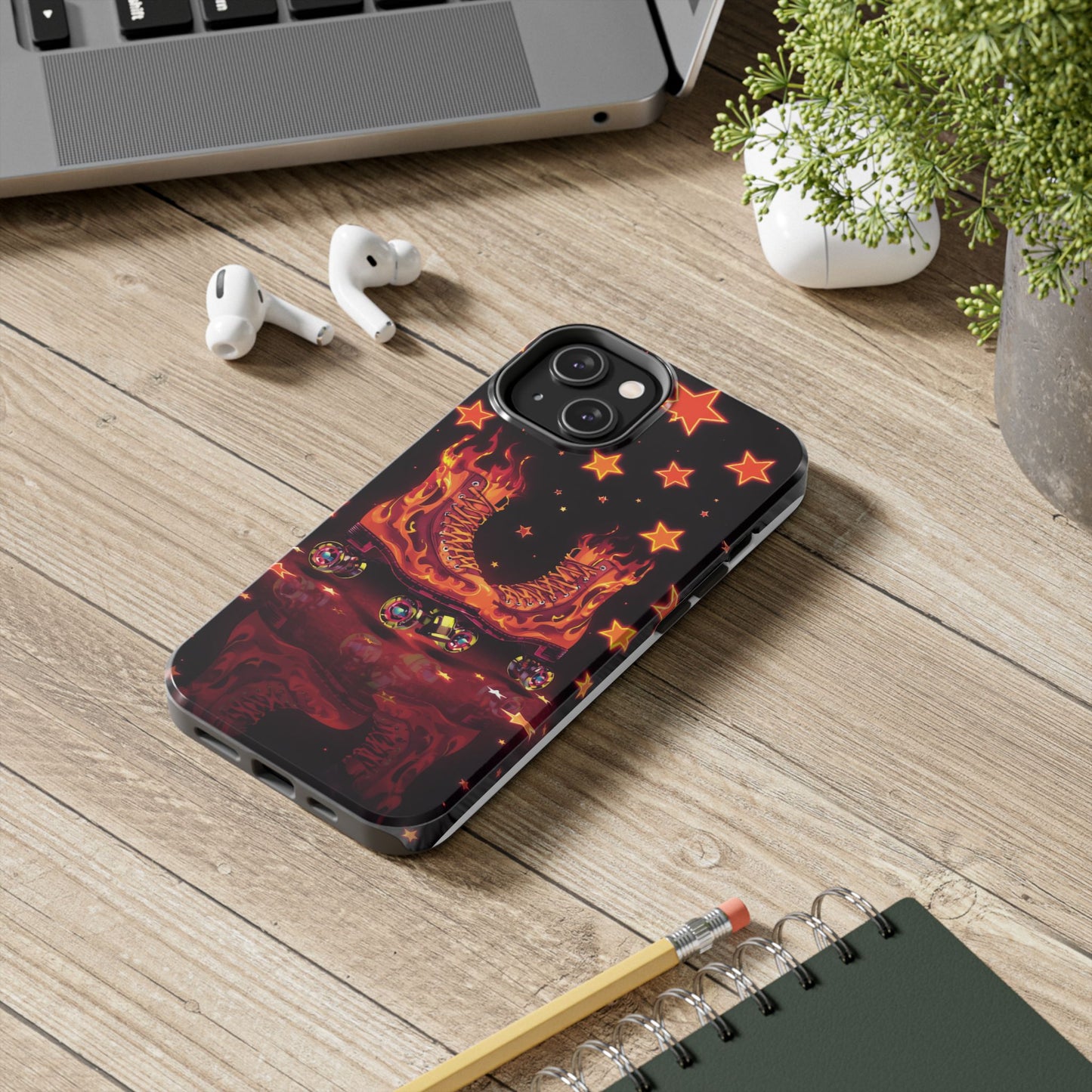 Retro Roller Skates Tough Phone Case - Stylish & Durable