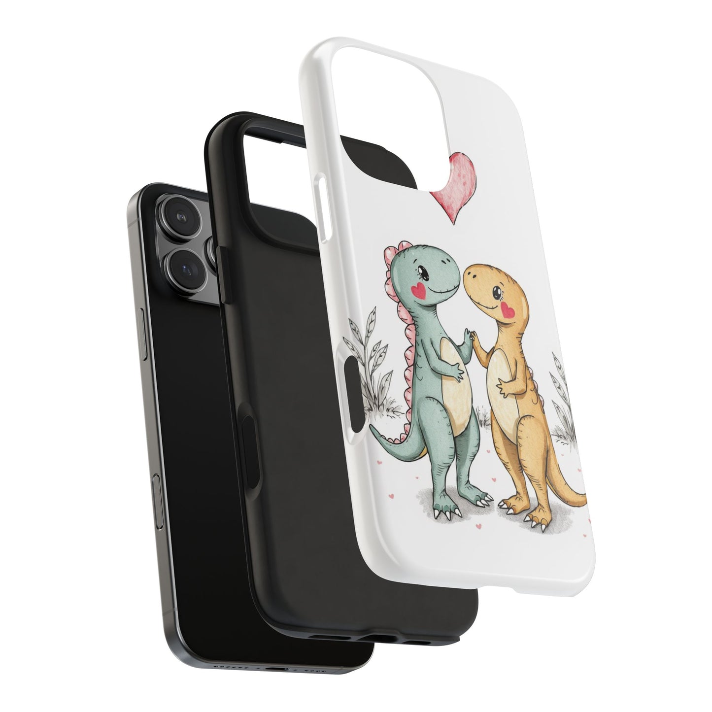 Dino Couples - Tough Phone Case for iPhone
