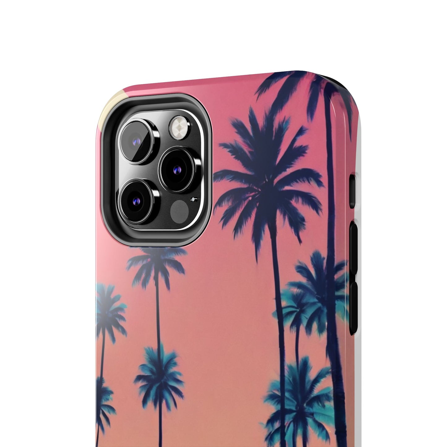 Tropical Beach Vibe Tough Phone Case - Vintage Van Design - for iPhone