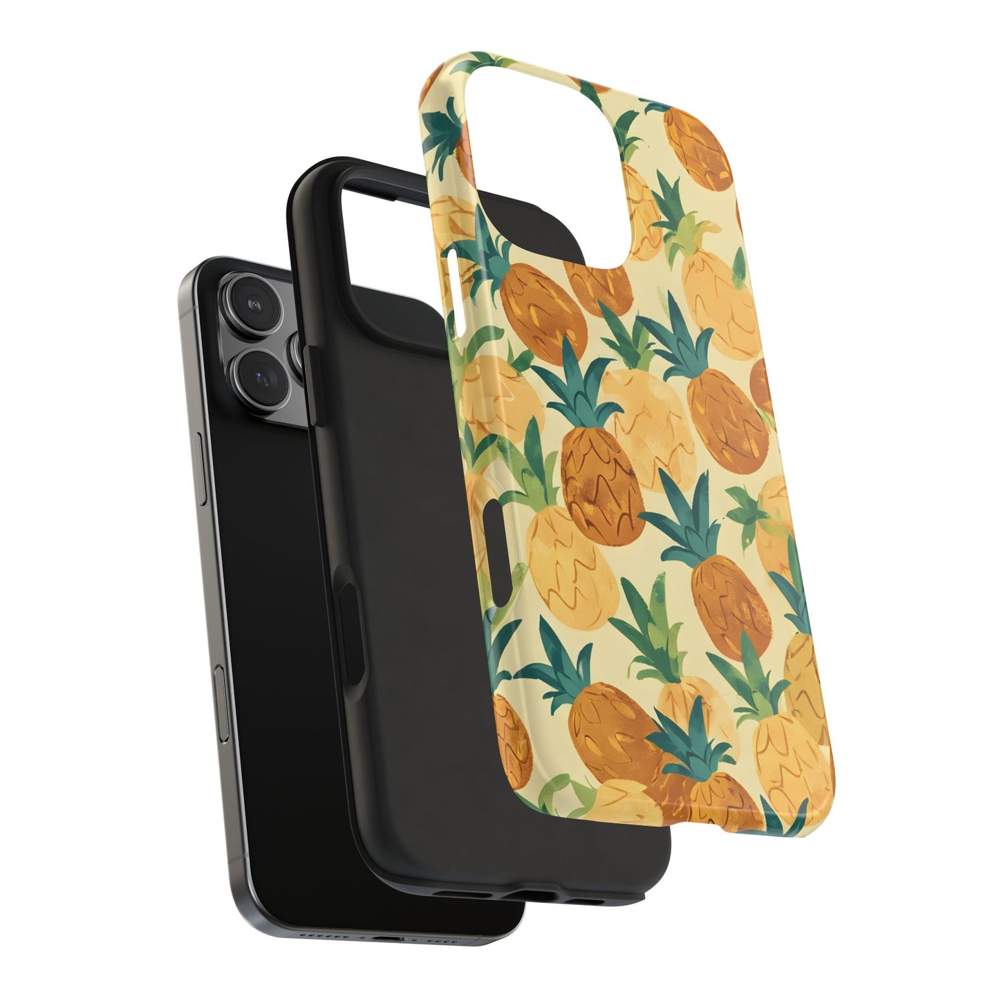 Pineapple Paradise Tough Phone Case - Durable and Stylish for Summer Vibes - for iPhone