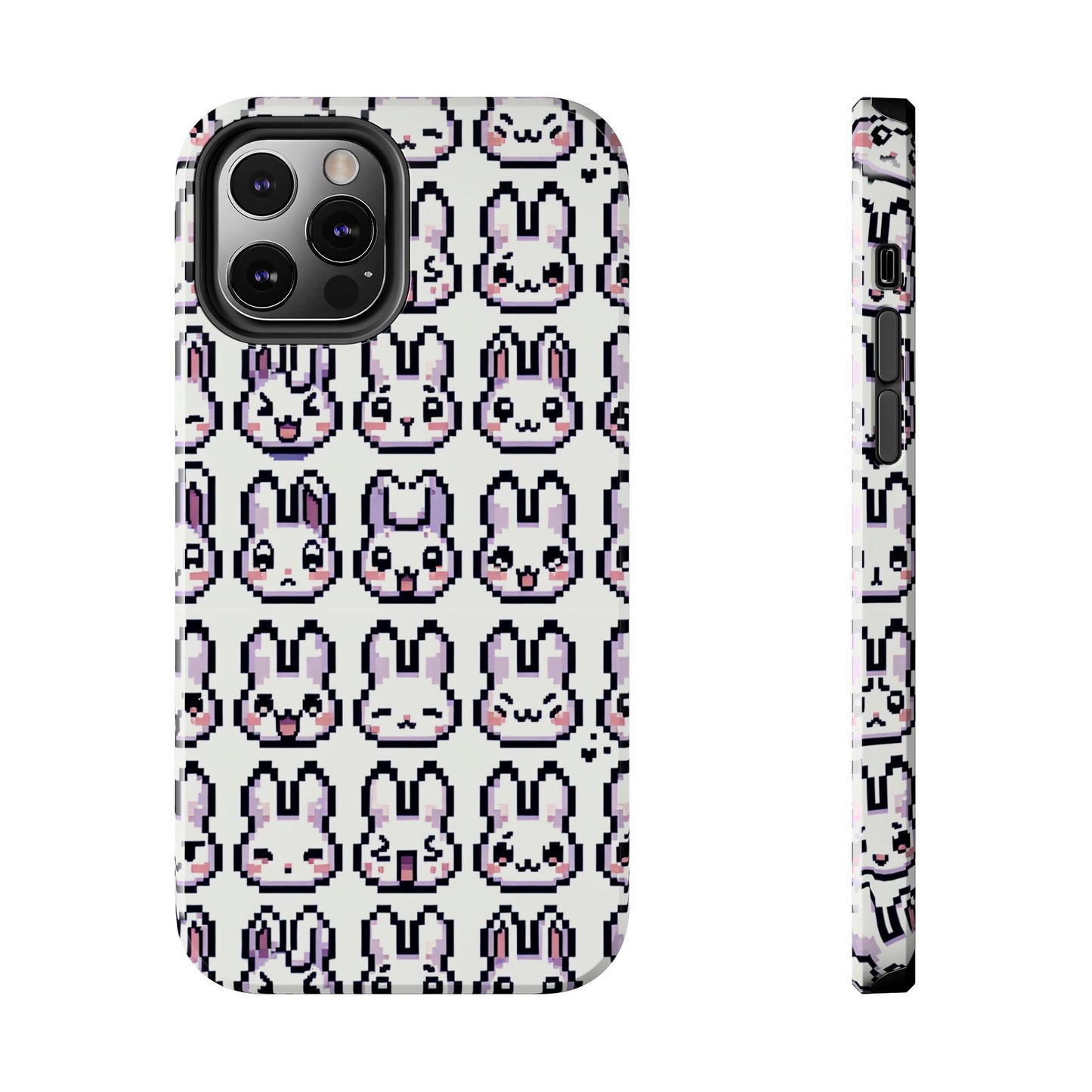 Cute Pixel Bunny Tough Phone Case - Stylish & Protective Cover for iPhone