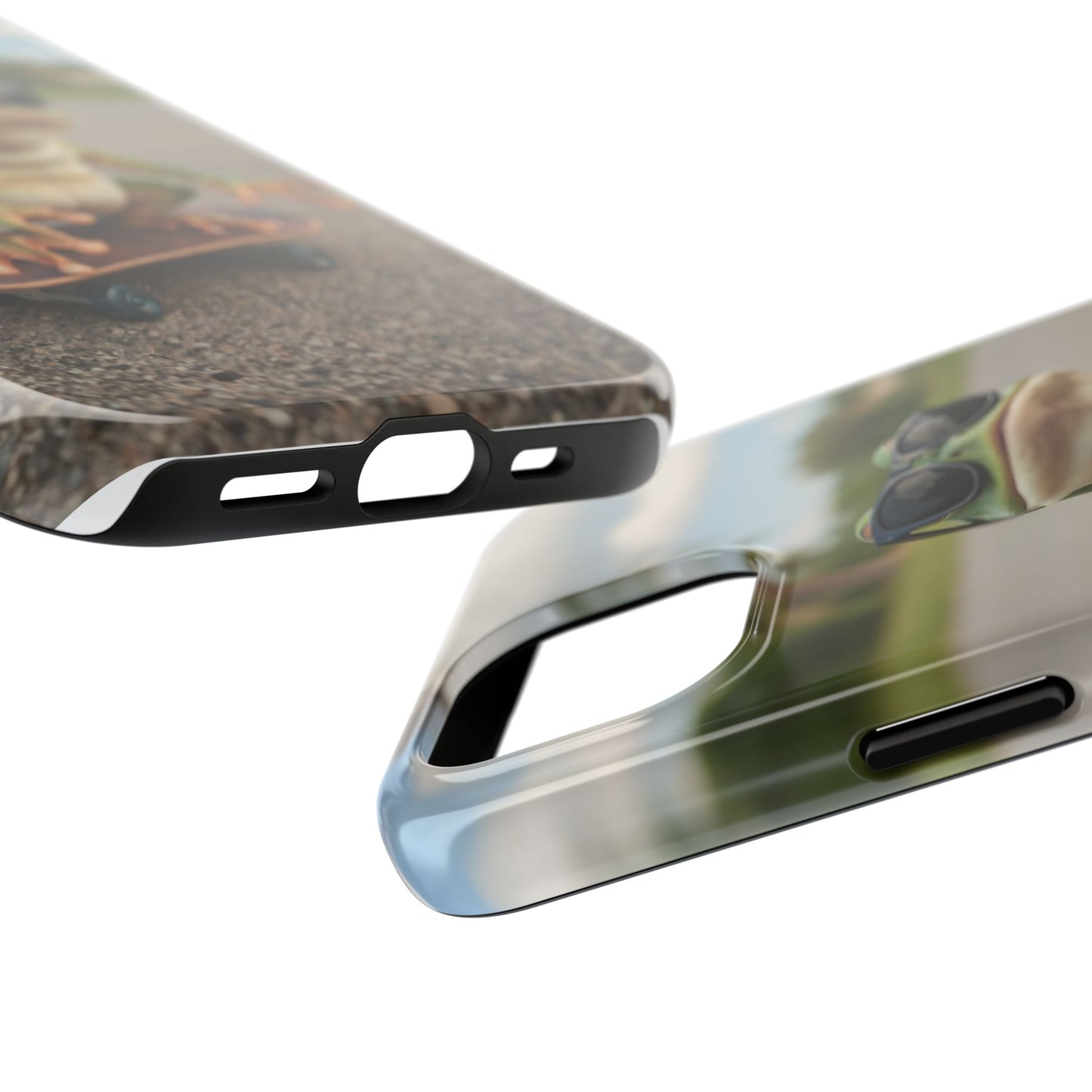 Cool Frog Skateboard Phone Case - Tough and Stylish Protection