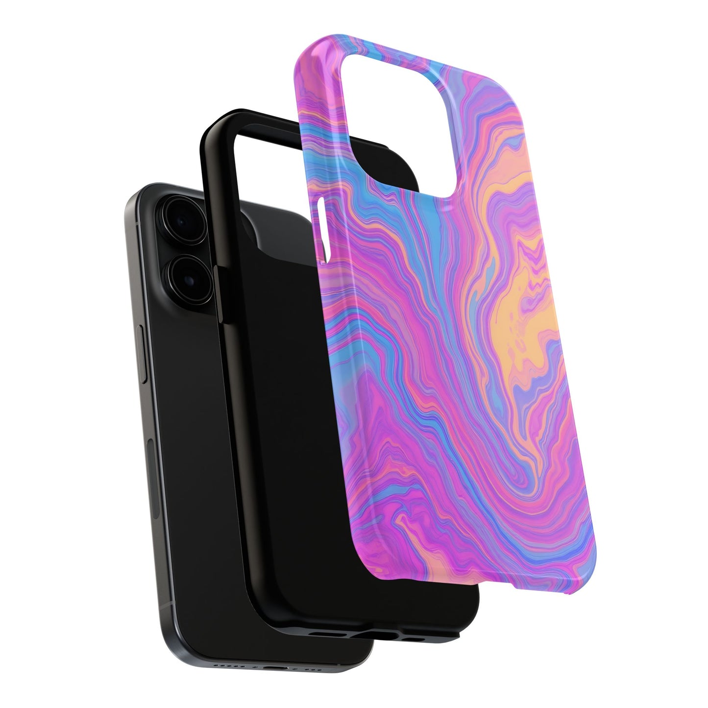 Pop Art Liquid Texture Marble Phone Case - Tough & Stylish Design - for iPhone