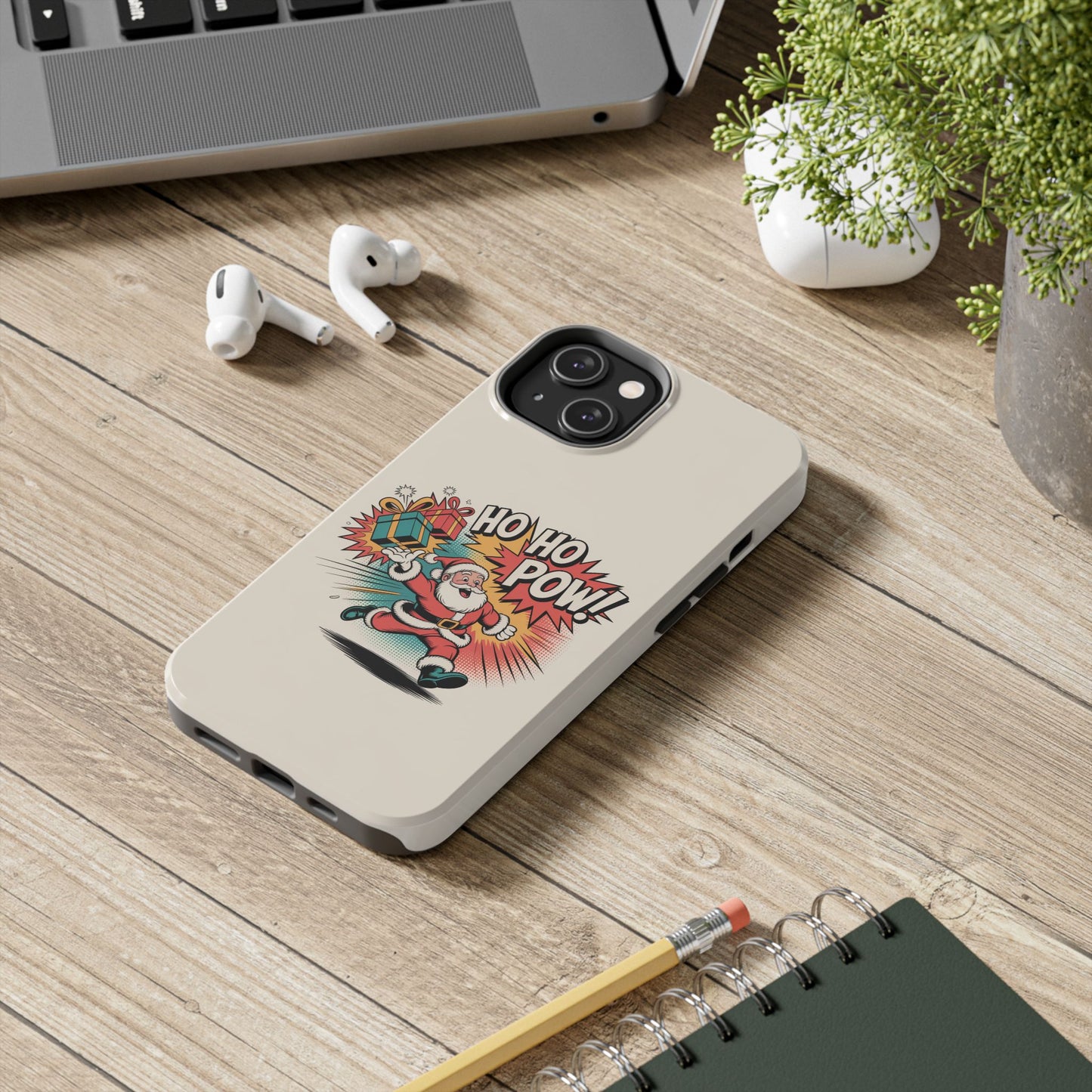Santa Ho Ho Pow Phone Case