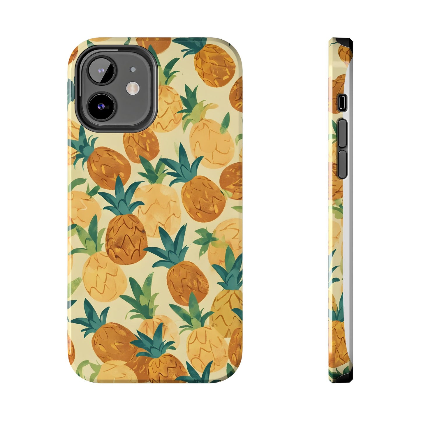 Pineapple Paradise Tough Phone Case - Durable and Stylish for Summer Vibes - for iPhone