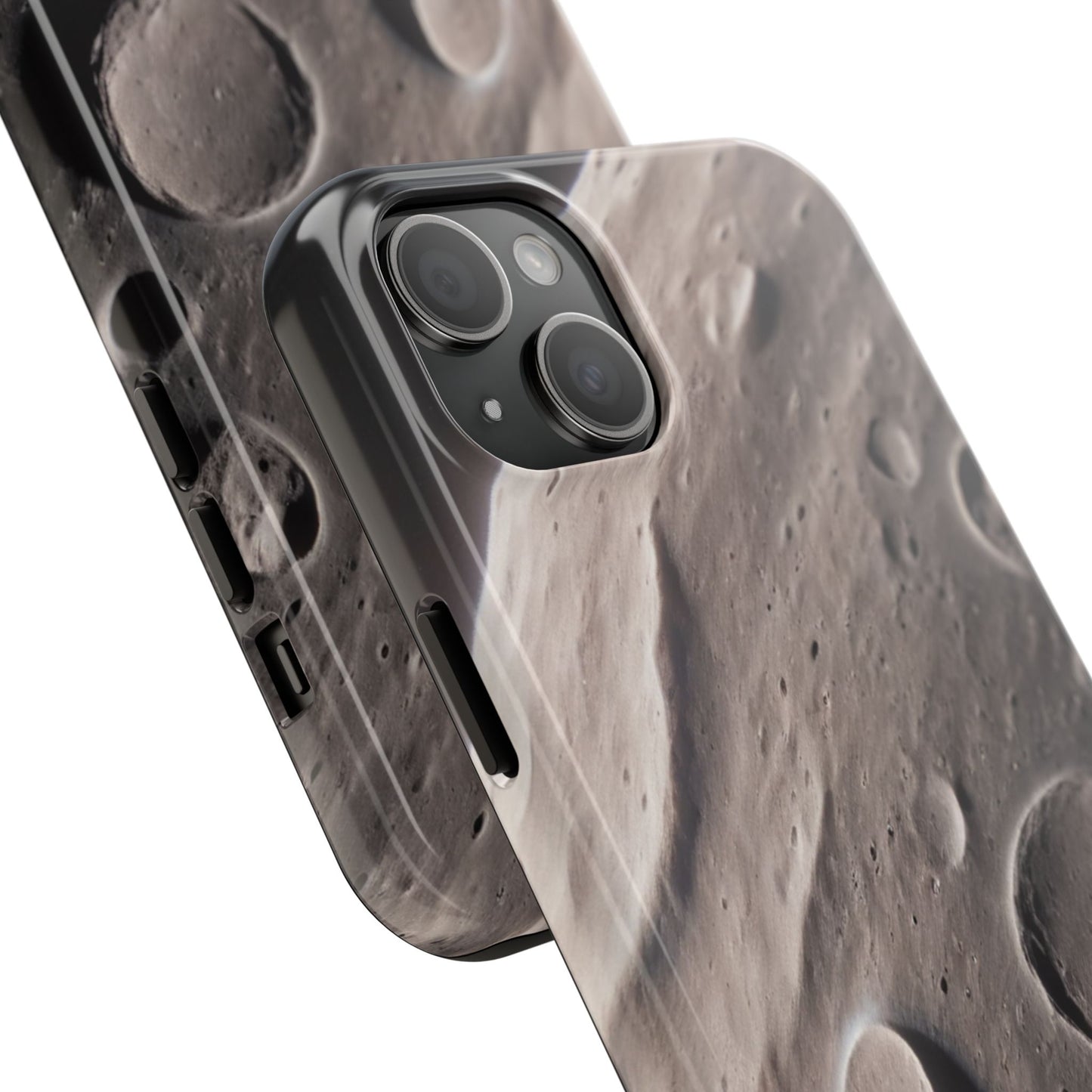 Celestial Moon Surface Tough Phone Case | Durable Space-Themed Design - for iPhone