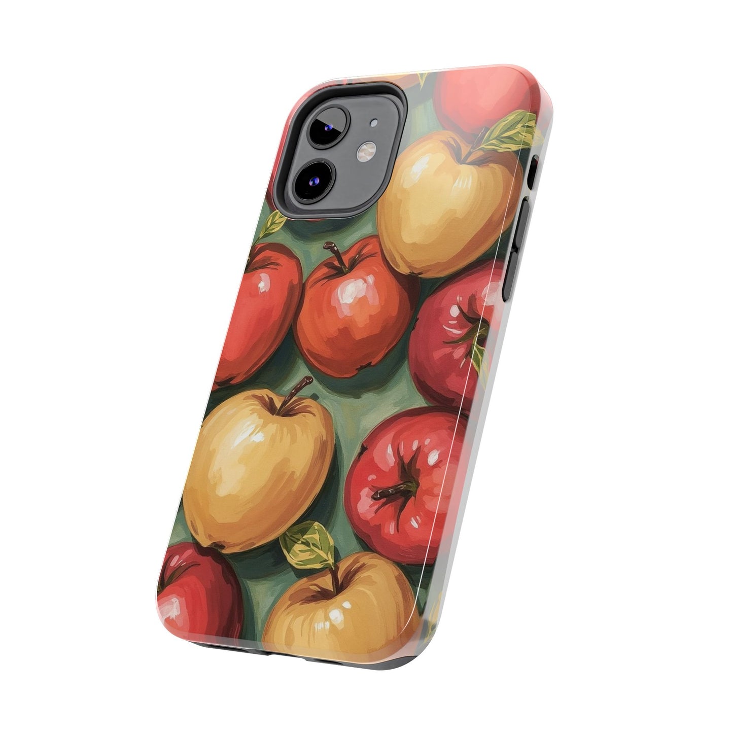 Colorful Painted Apples Art Tough Phone Case - Durable & Stylish Protection - for iPhone
