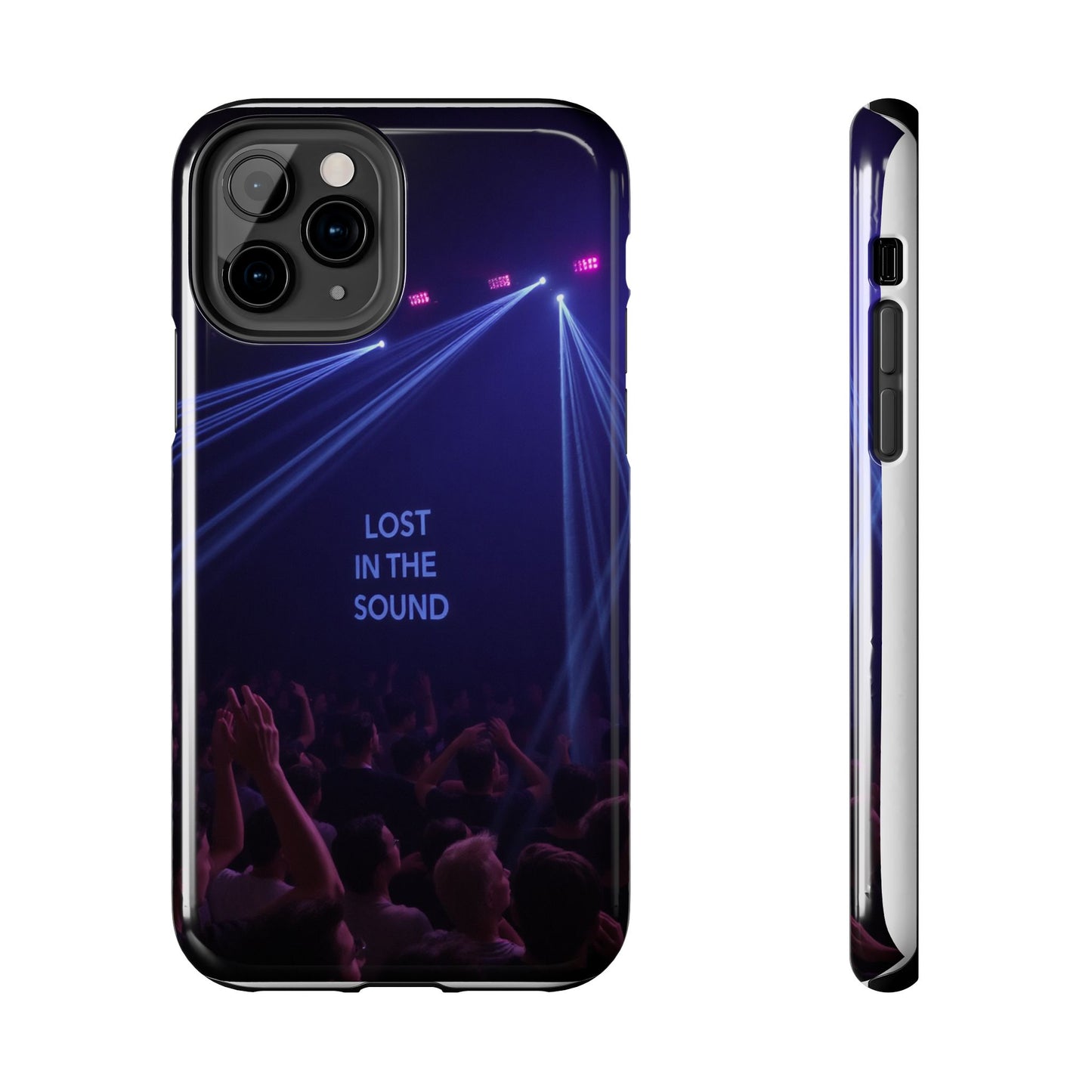 Vibrant Tough Phone Case - 'Lost in the Sound' Design for Music Lovers