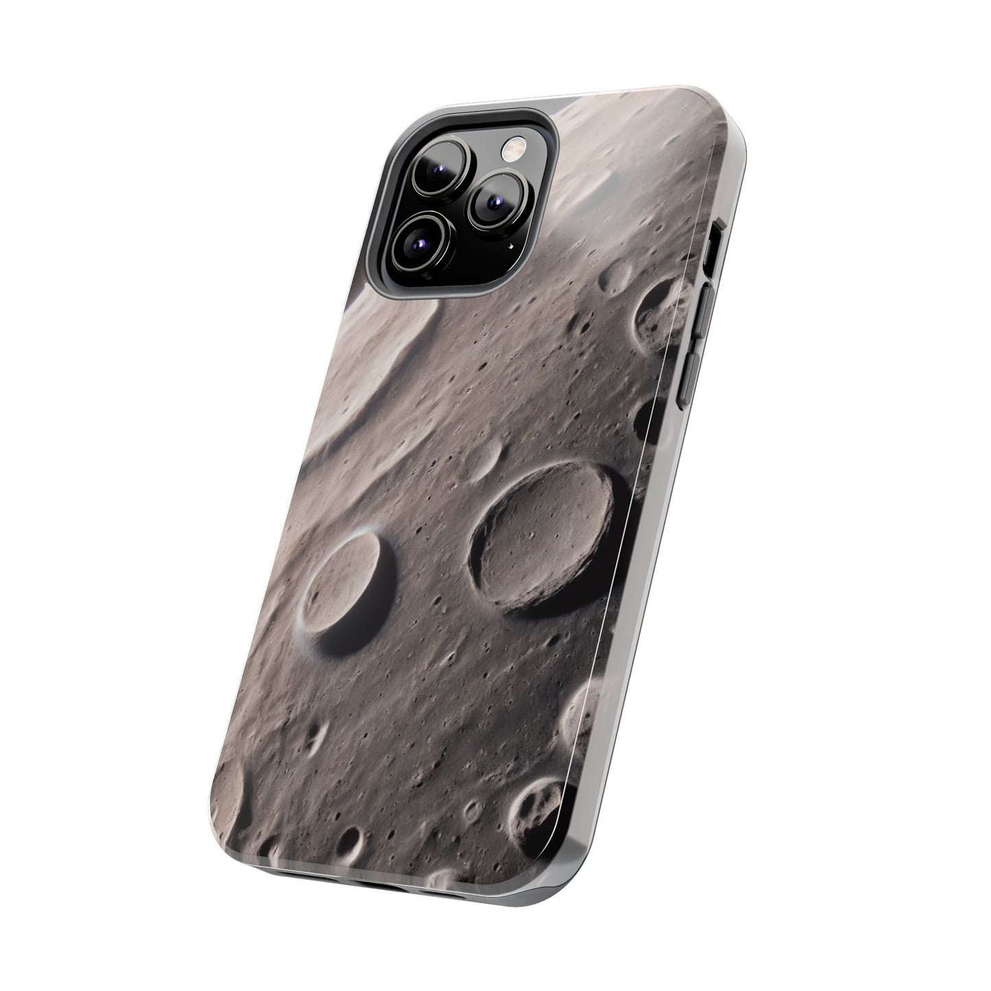 Celestial Moon Surface Tough Phone Case | Durable Space-Themed Design - for iPhone