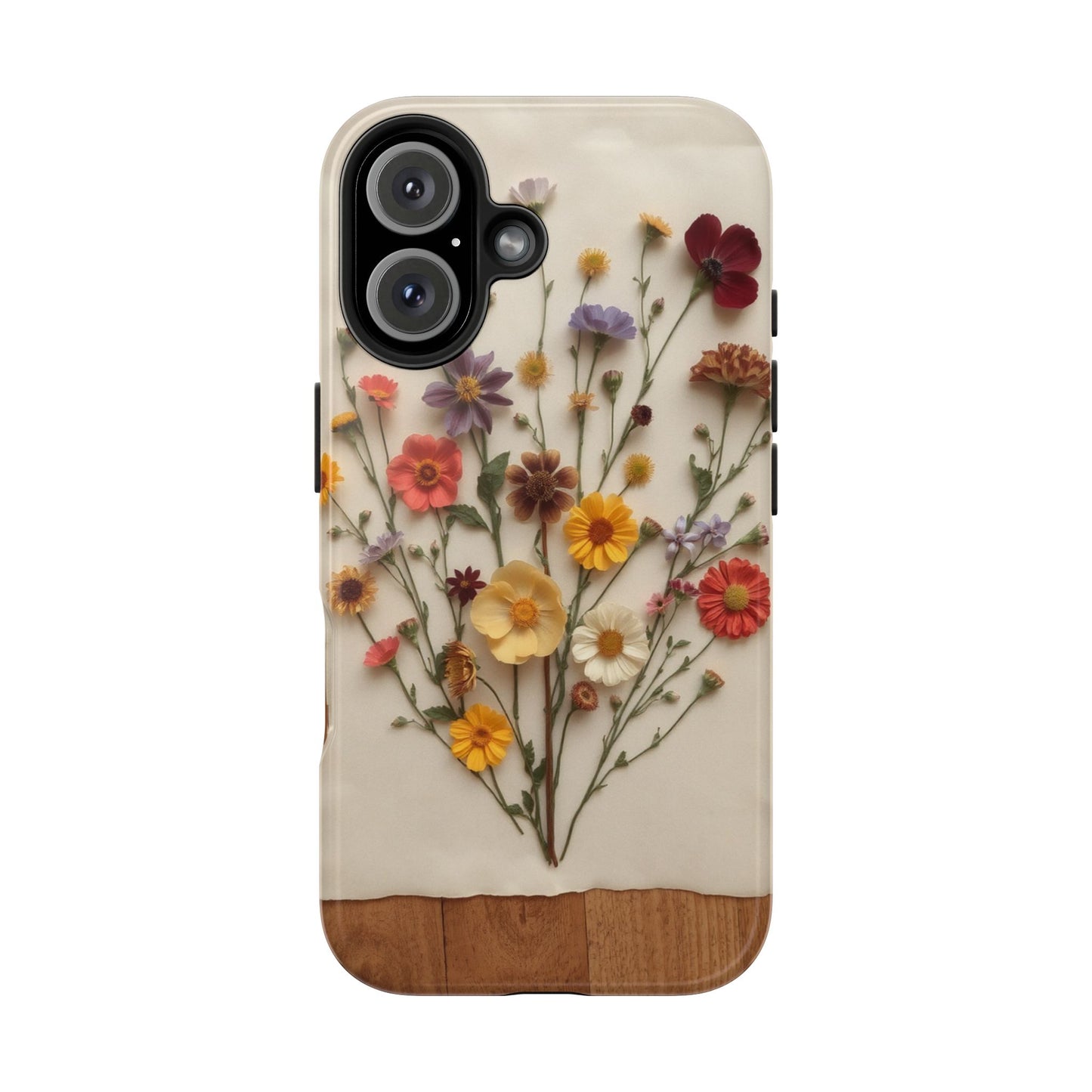 Floral Tough Phone Case - Durable Protection with Nature-Inspired Design
