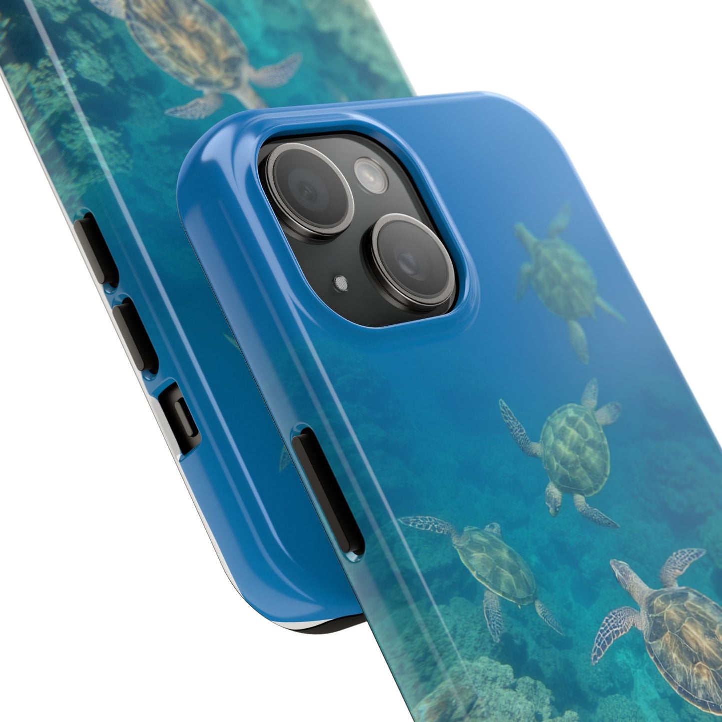 Ocean Turtle Tough Phone Cases - Durable Protection with Marine Art