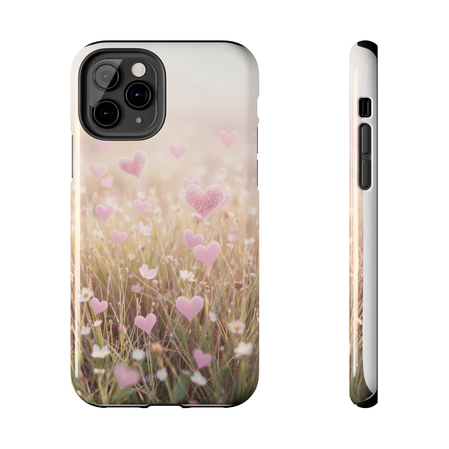 Romantic Hearts Tough Phone Case - Perfect for Lovers and Celebrations
