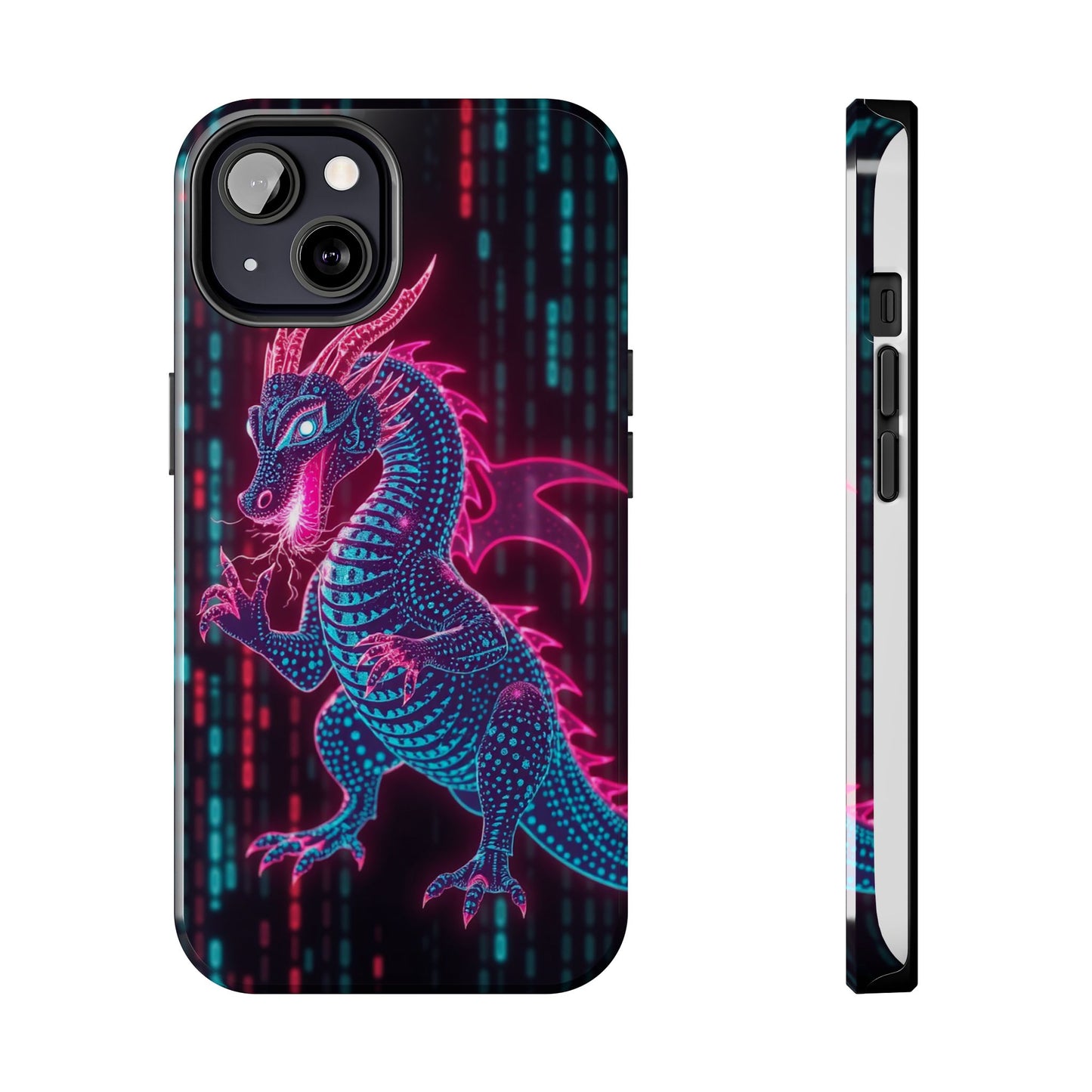 Electrifying Dragon Phone Case - Tough, Stylish Protection for Fantasy Lovers