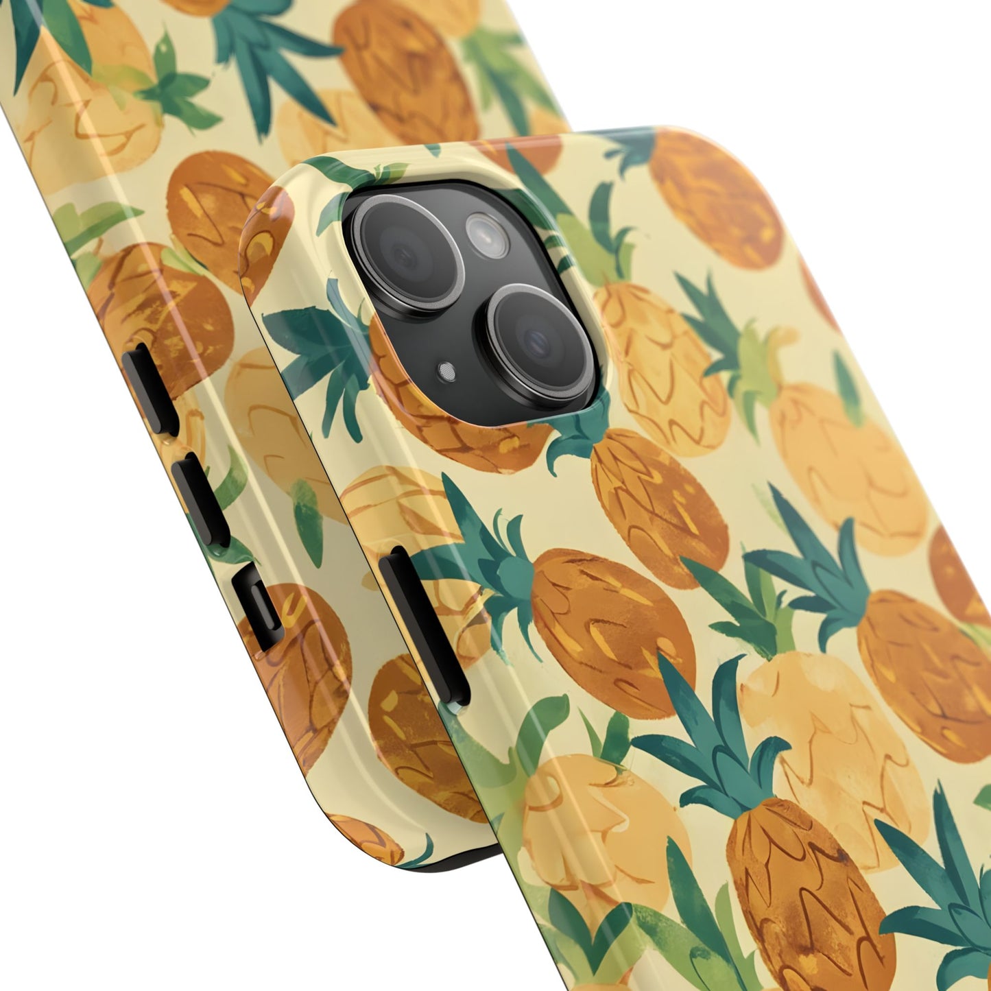Pineapple Paradise Tough Phone Case - Durable and Stylish for Summer Vibes - for iPhone