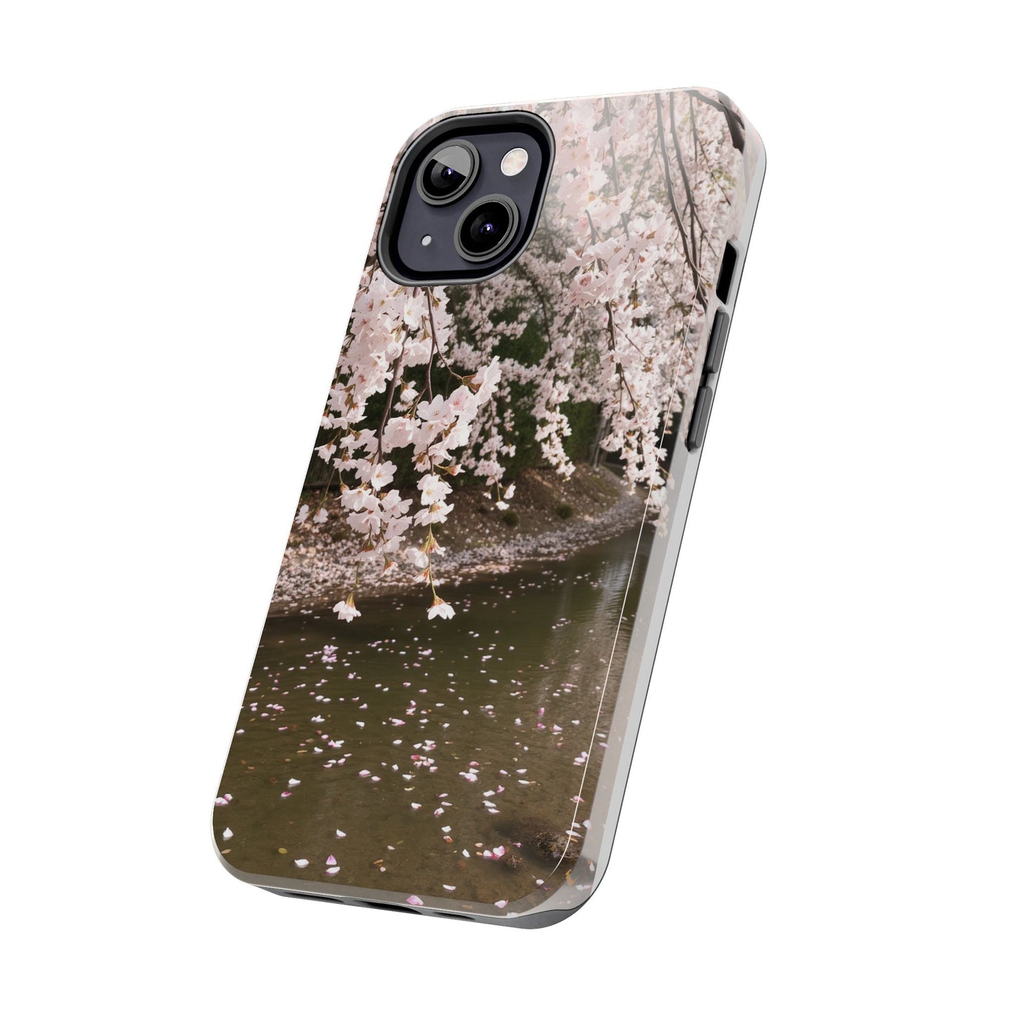 Cherry Blossom Tough Phone Cases - Durable Protection with Floral Serenity