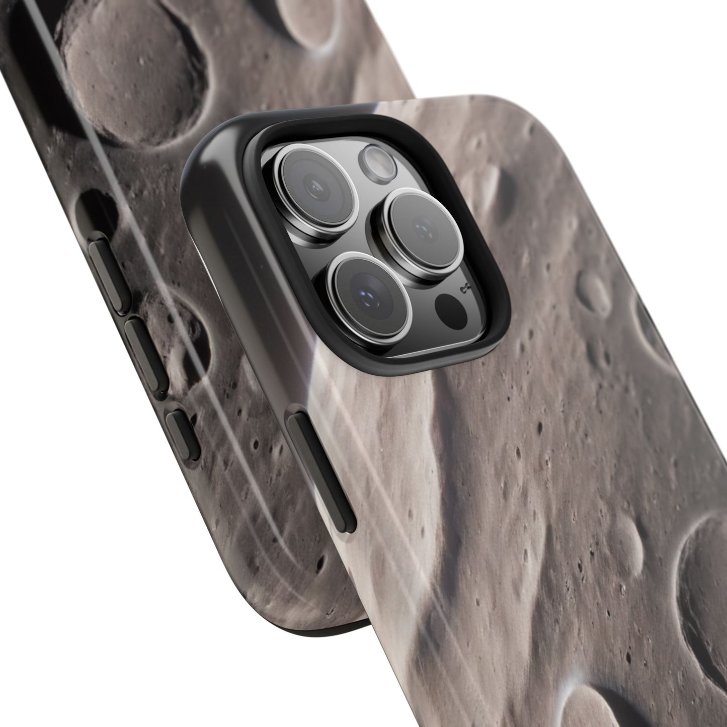 Celestial Moon Surface Tough Phone Case | Durable Space-Themed Design - for iPhone