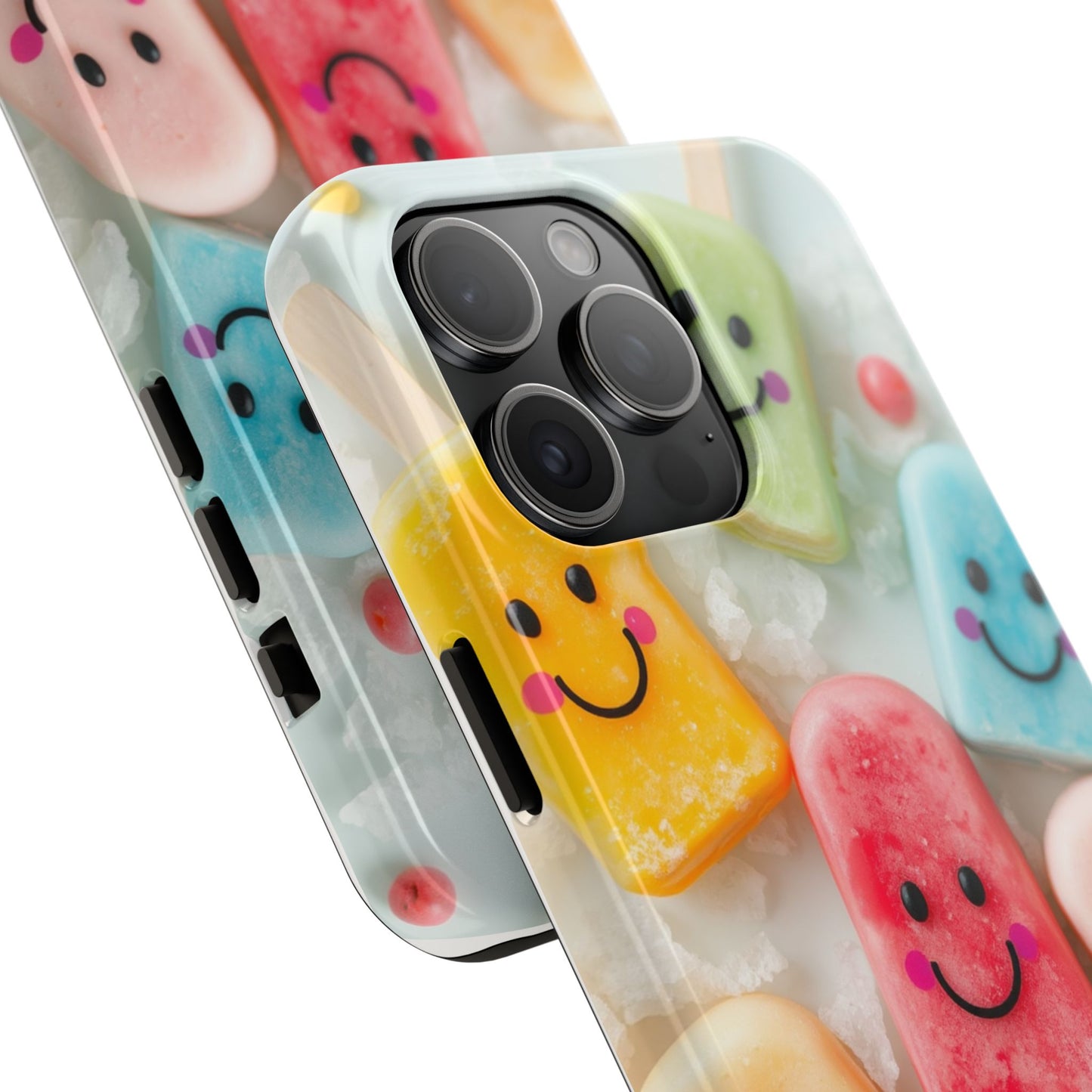 Cute Smile Popsicle Tough Phone Case - Fun Protection for Your Device