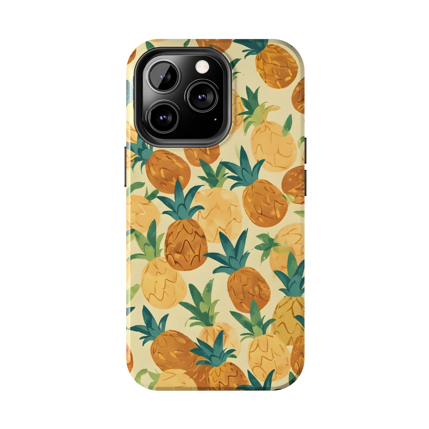 Pineapple Paradise Tough Phone Case - Durable and Stylish for Summer Vibes - for iPhone