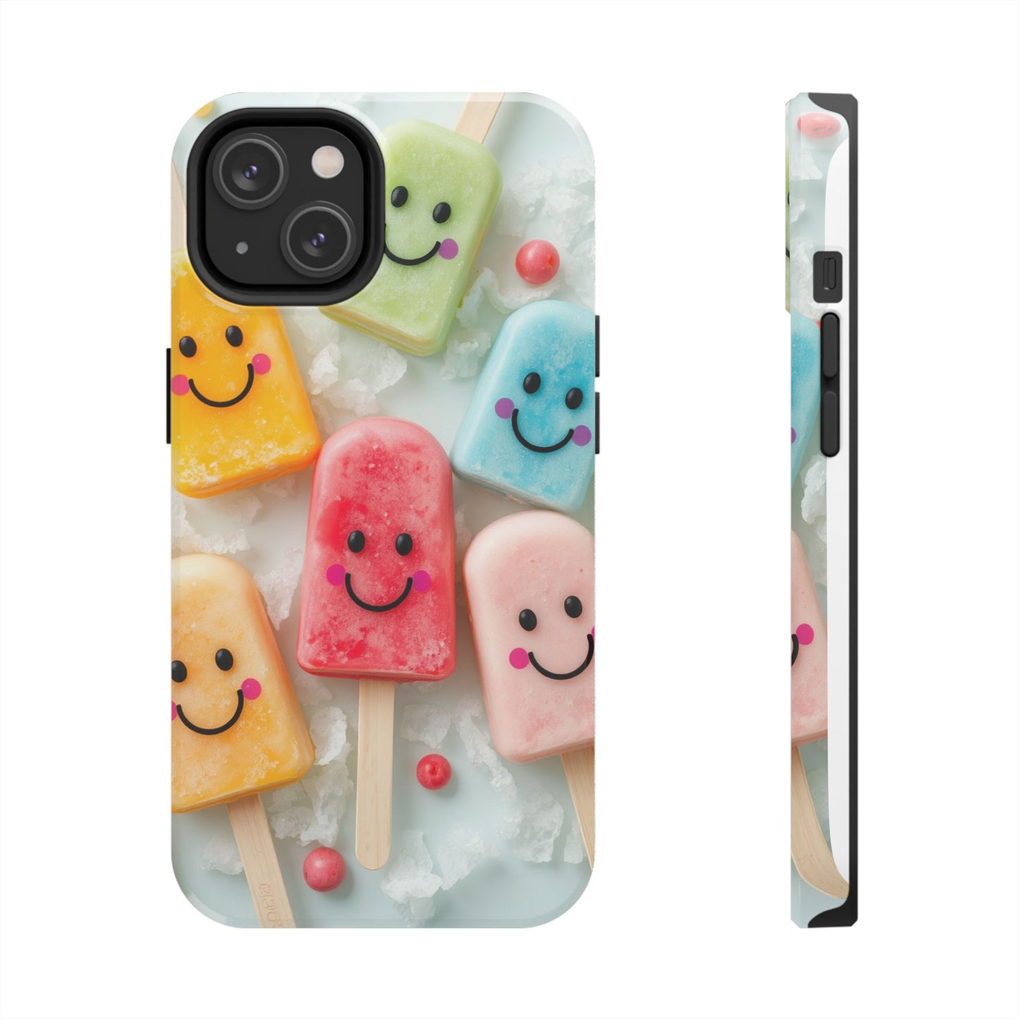 Cute Smile Popsicle Tough Phone Case - Fun Protection for Your Device