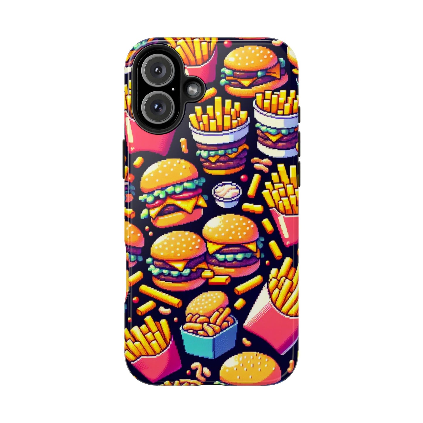 Retro Fast Food Phone Case - Tough and Durable - for iPhone