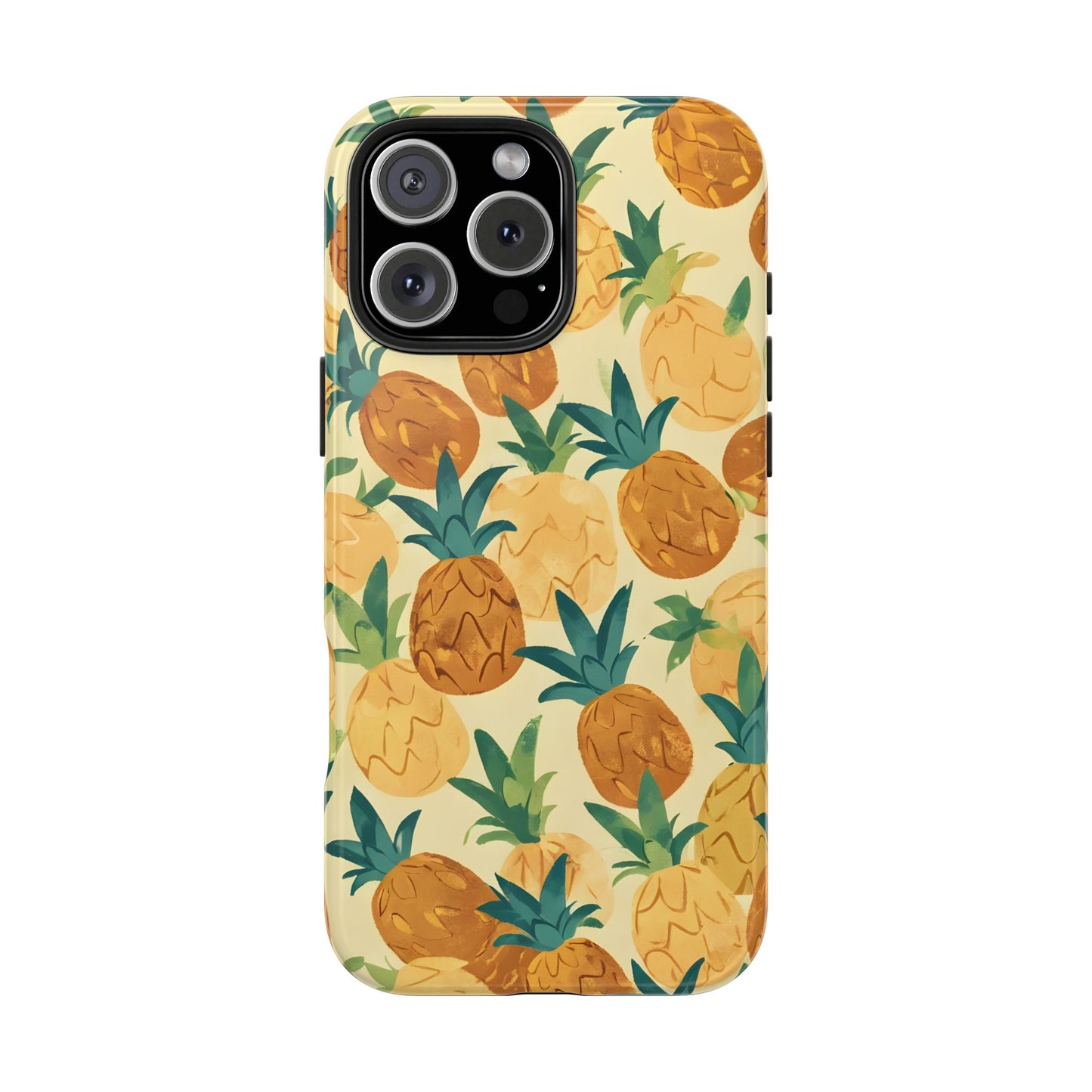 Pineapple Paradise Tough Phone Case - Durable and Stylish for Summer Vibes - for iPhone