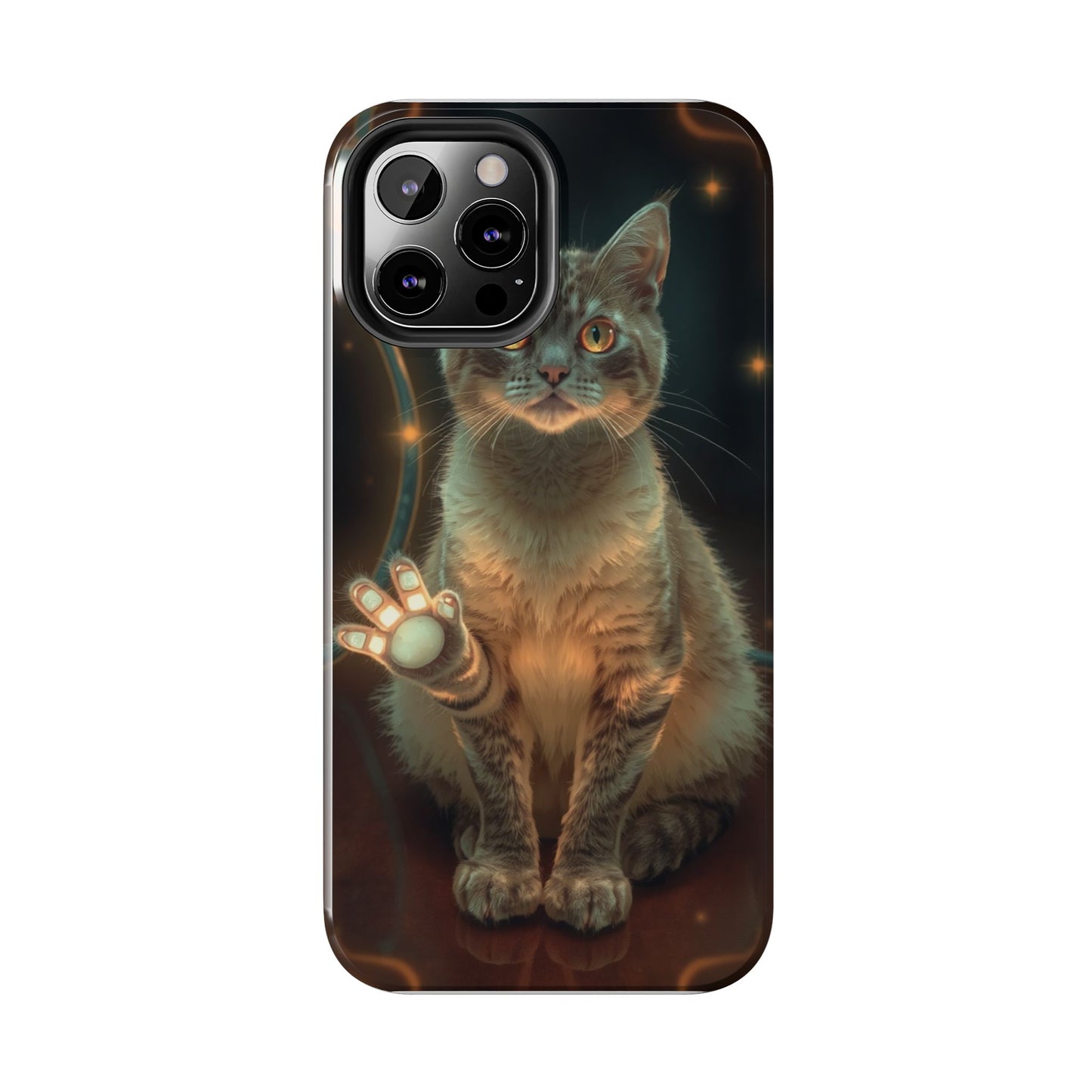 Whimsical Cat Phone Case | Tough Phone Cases for Cat Lovers, Pet Accessories, Gift for Cat Owners, Cute Phone Cover, Personalized Tech