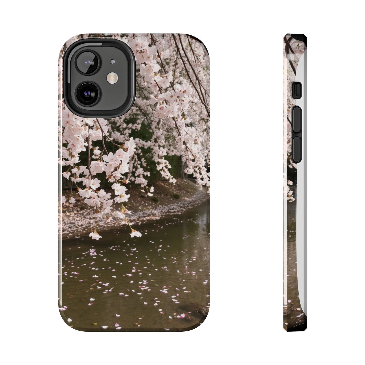 Cherry Blossom Tough Phone Cases - Durable Protection with Floral Serenity