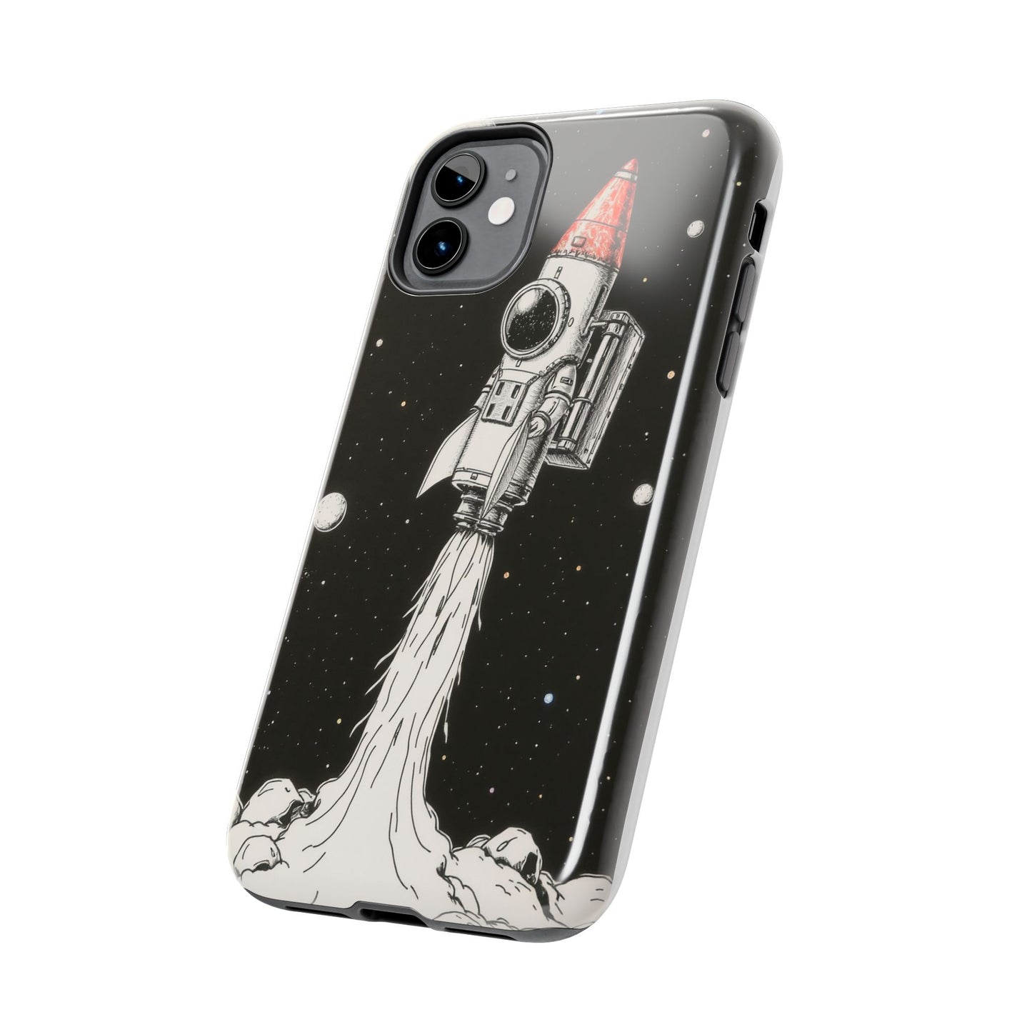 Cool Tough Phone Case for iPhone - Astro-Rocket Bond